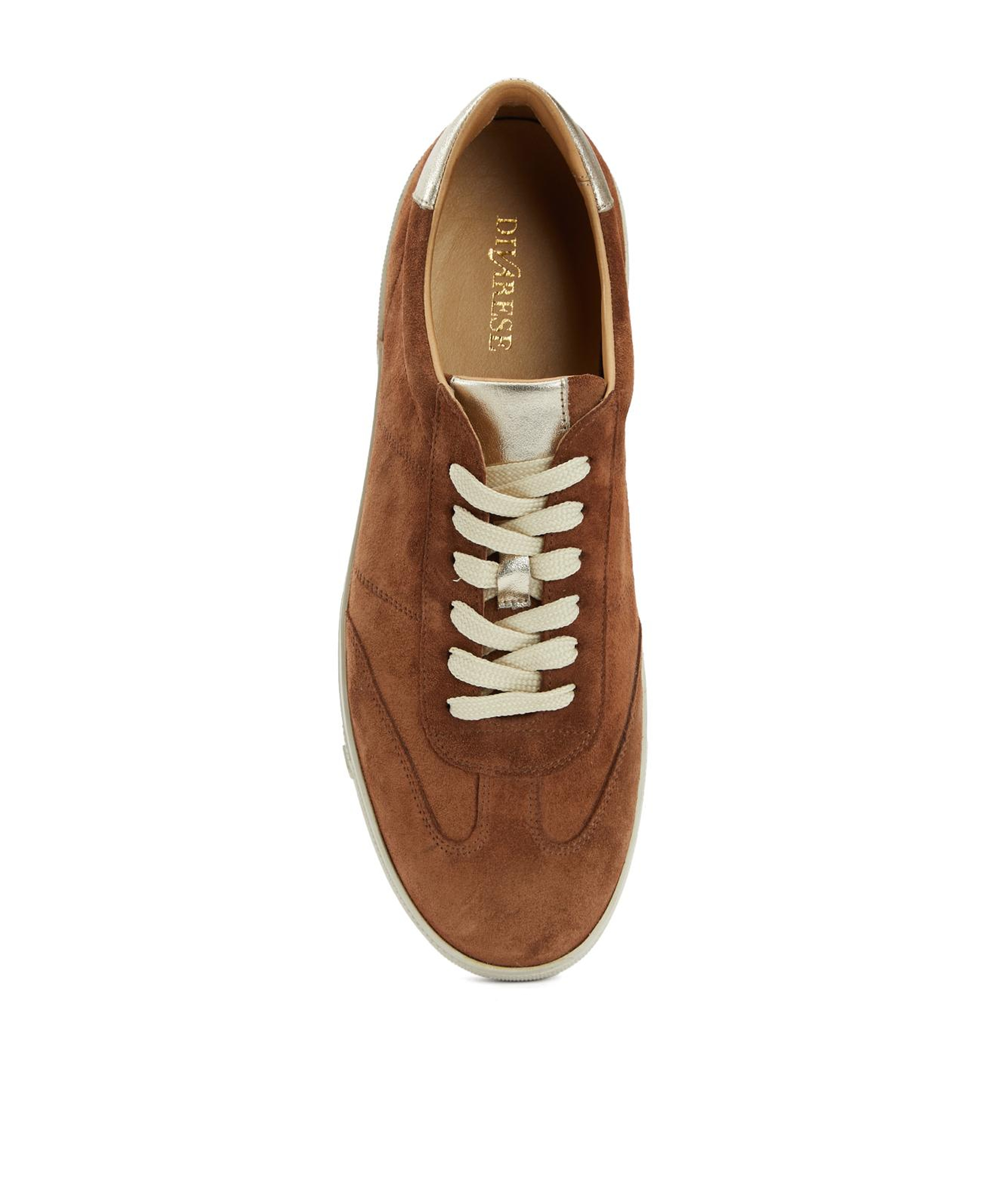 Divarese Kadın Camel Süet Sneaker