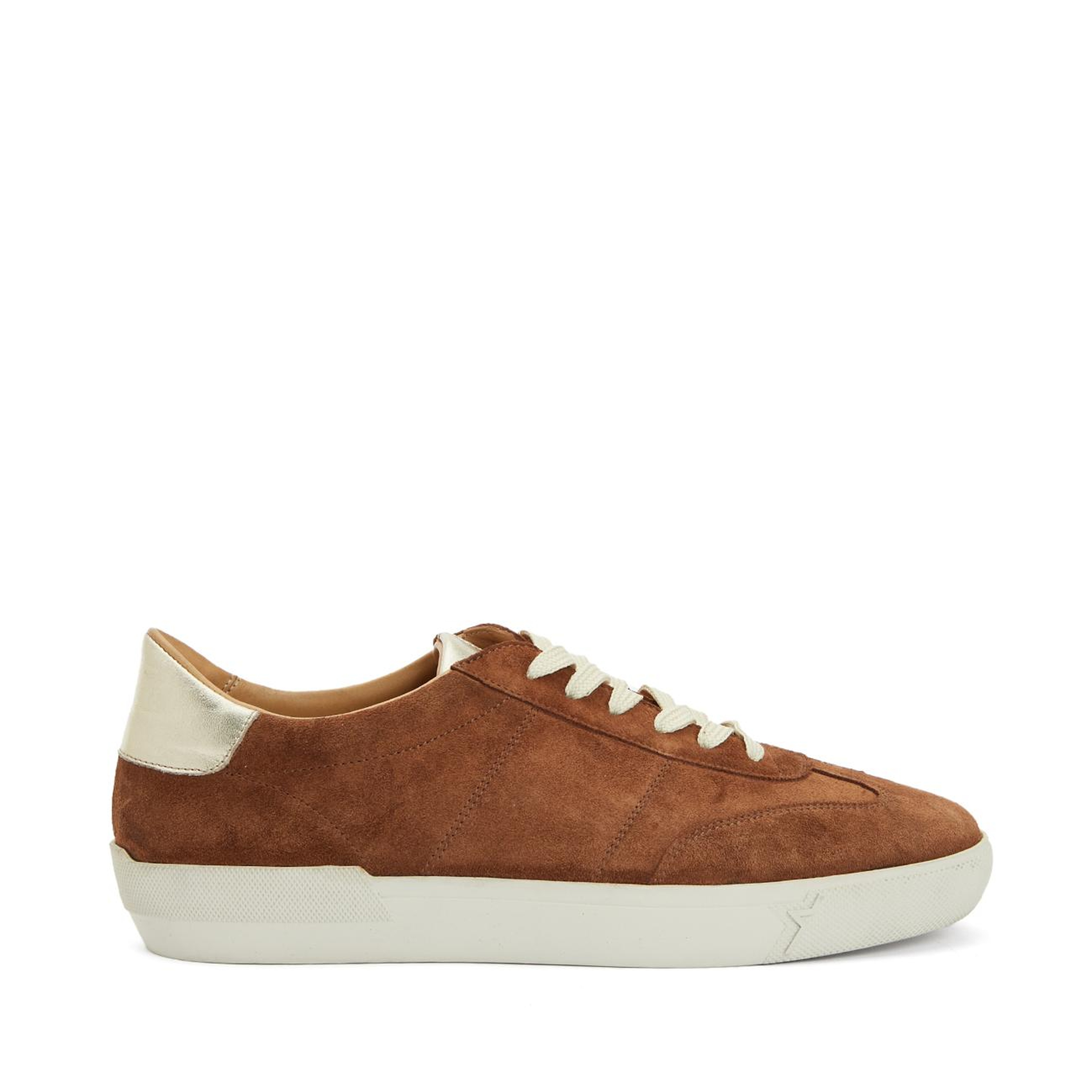 Divarese Kadın Camel Süet Sneaker