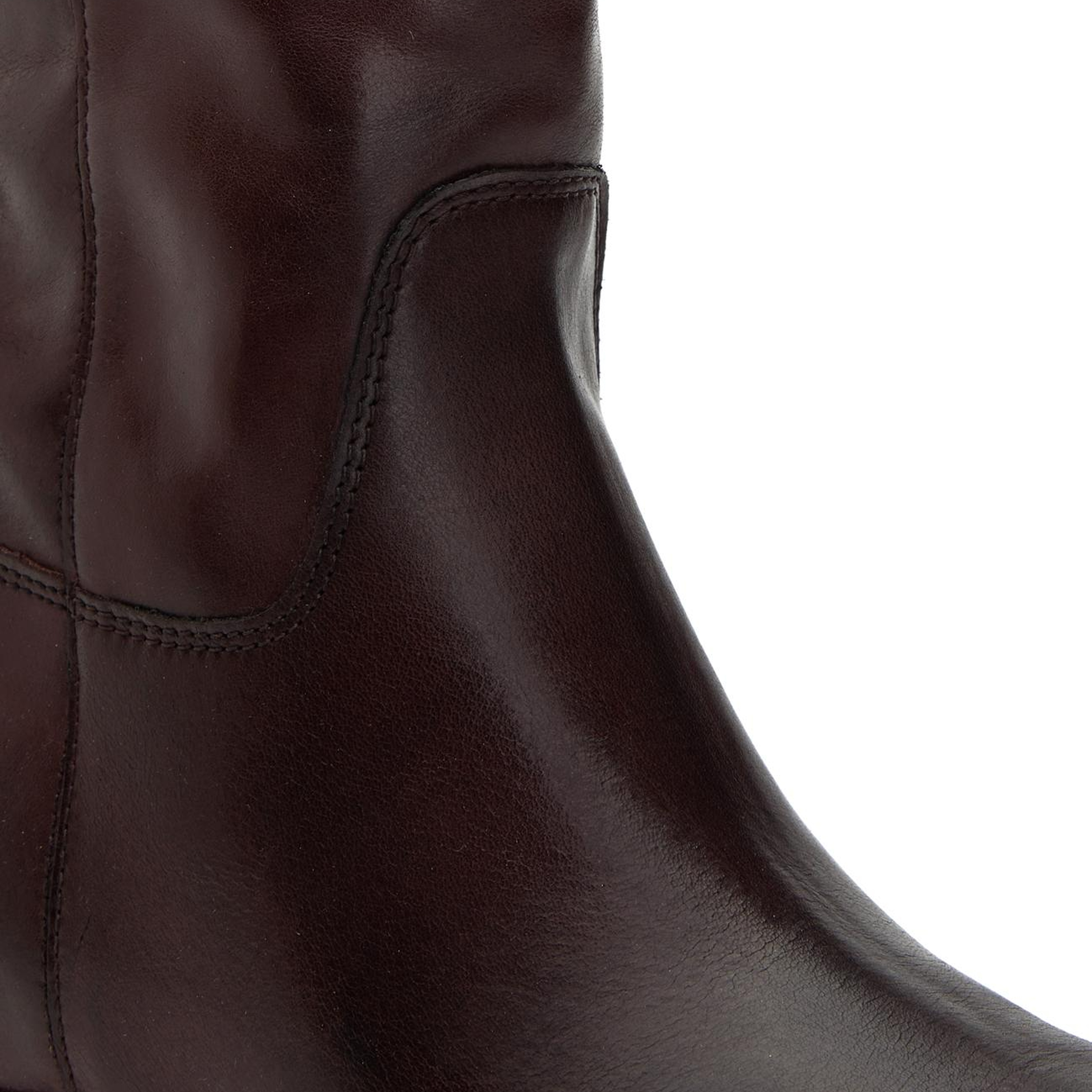 George Hogg Kadın Bordo Tokalı Deri Bot