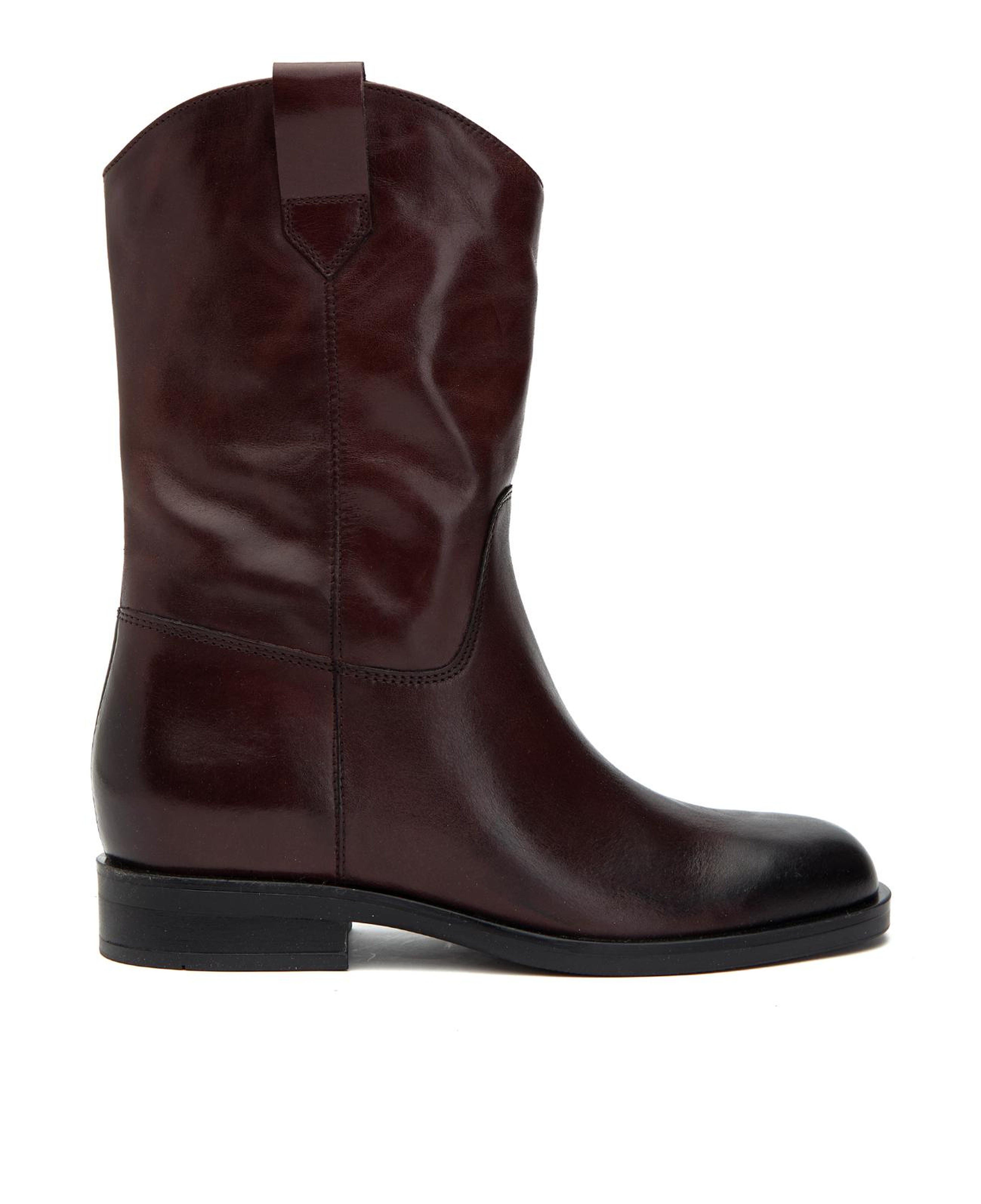 George Hogg Kadın Bordo Tokalı Deri Bot