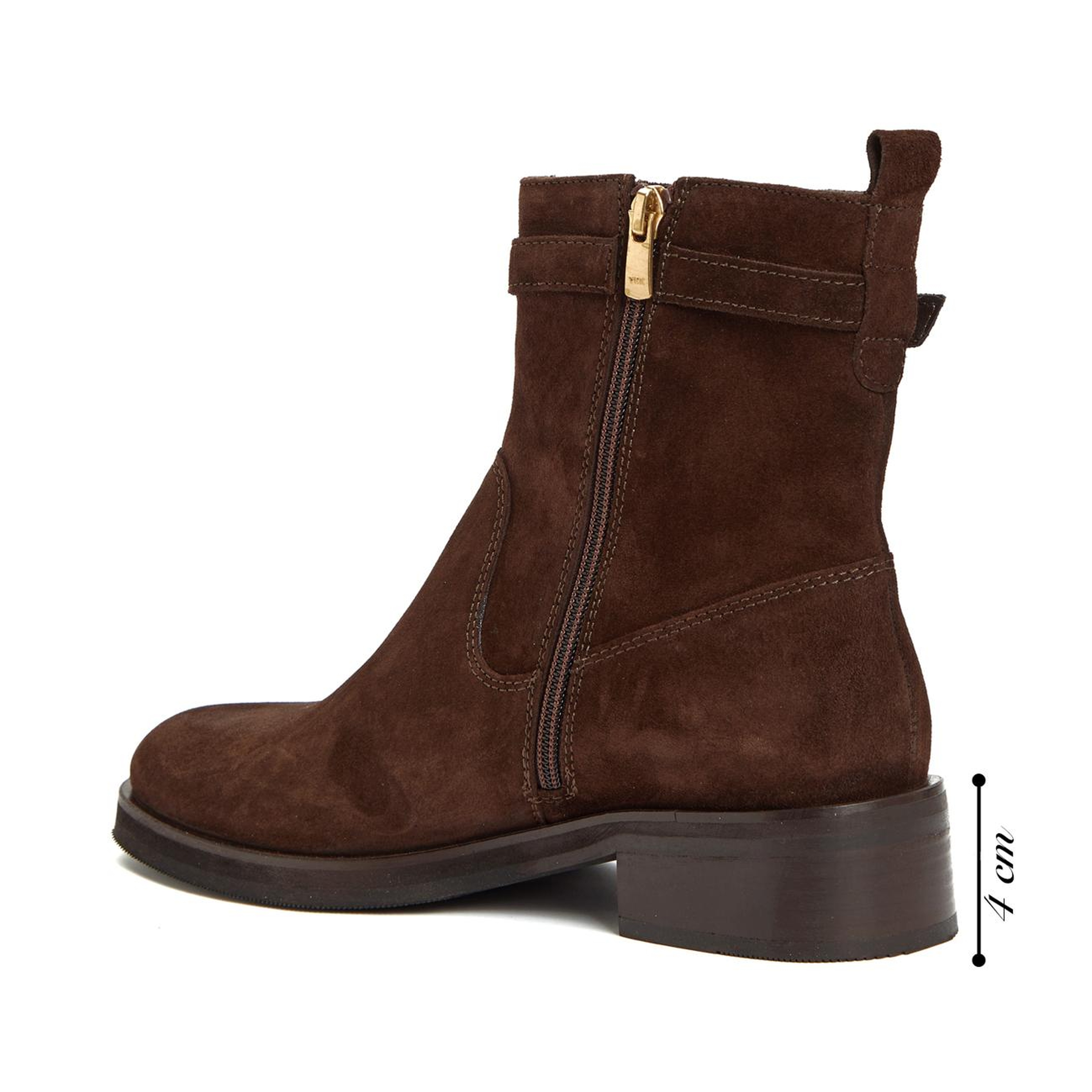 George Hogg Kadın Kahverengi Toka Detaylı Deri Bot