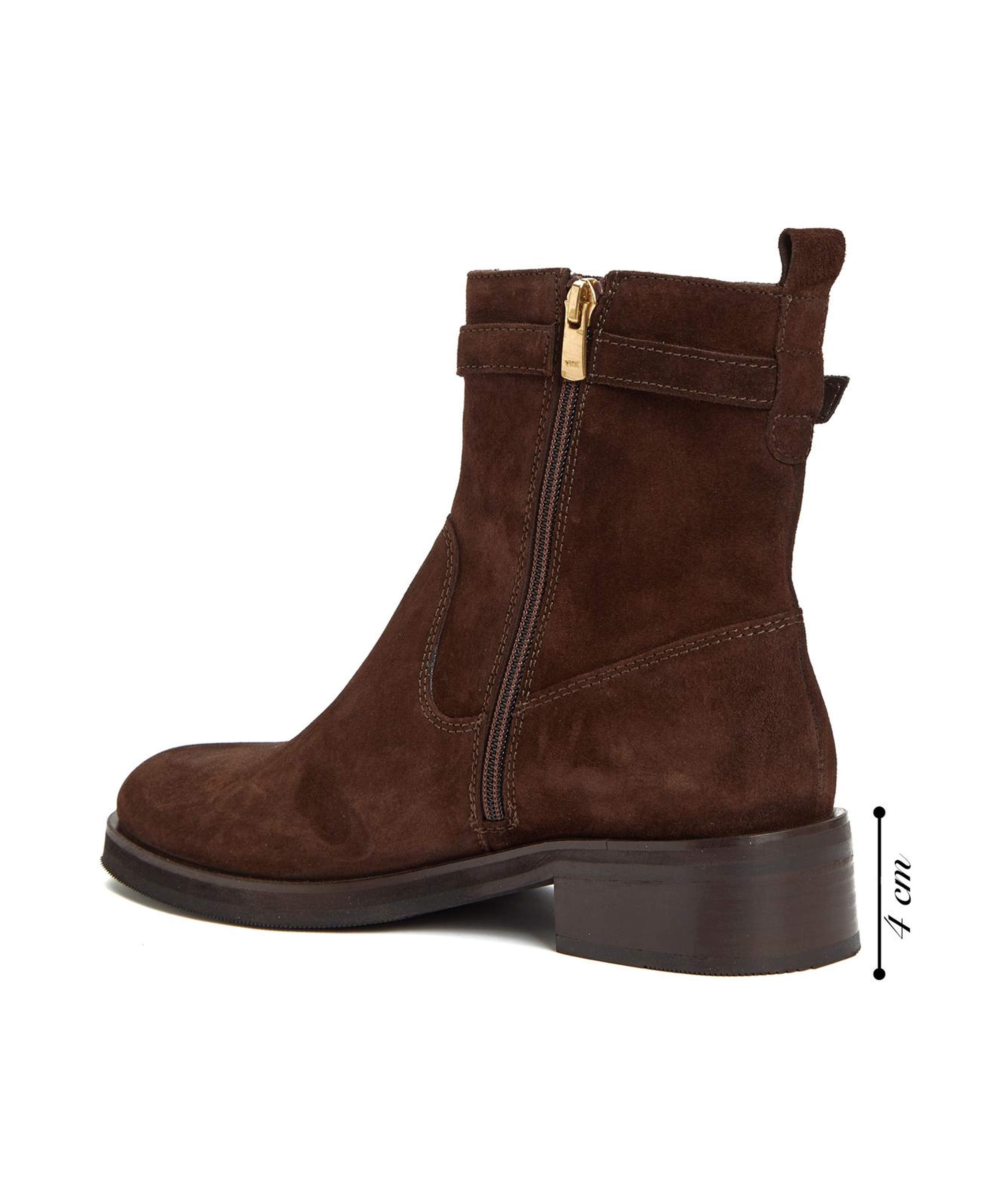 George Hogg Kadın Kahverengi Toka Detaylı Deri Bot