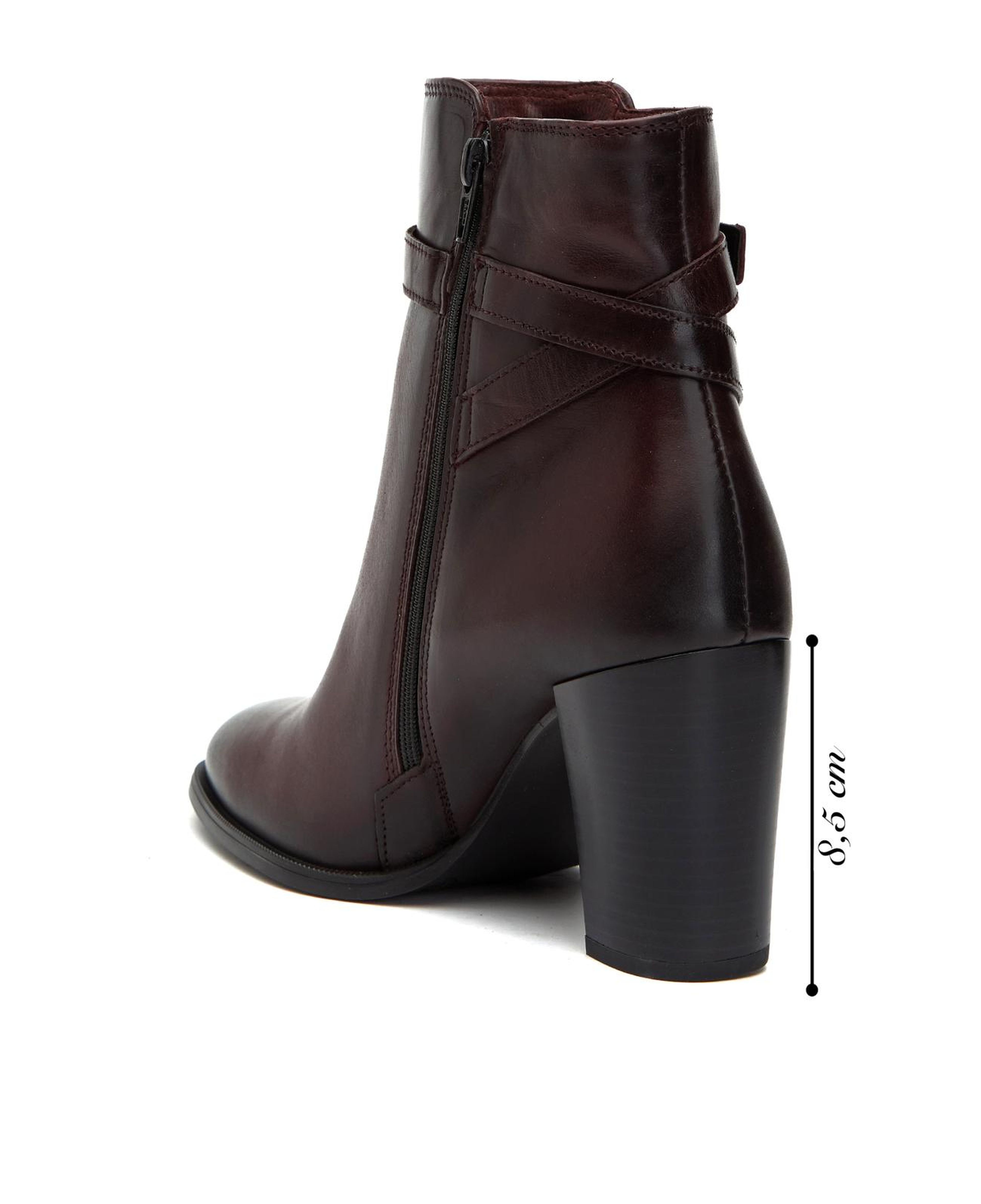 George Hogg Kadın Bordo Kemer Detaylı Deri Bot