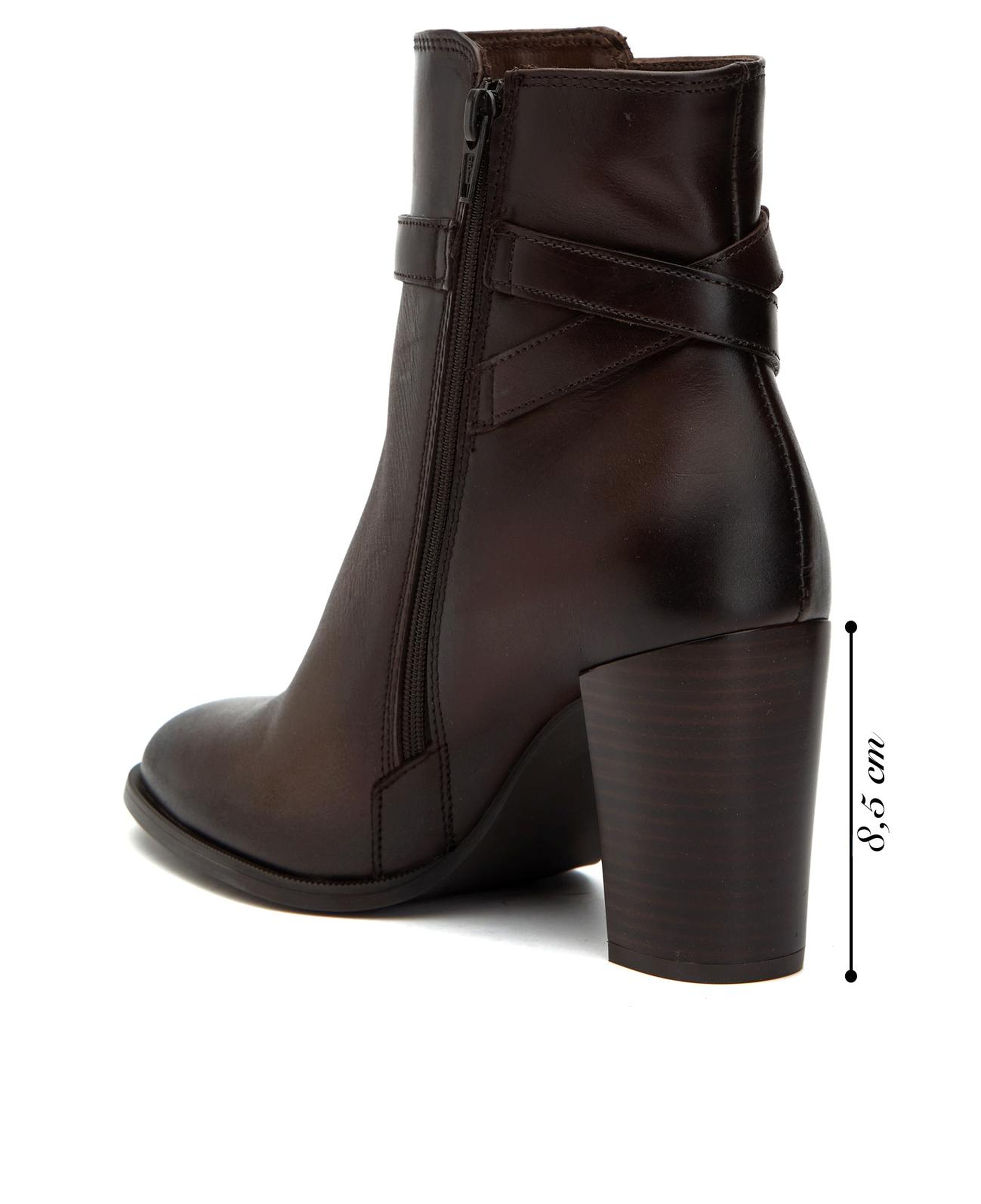 George Hogg Kadın Kahverengi Kemer Detaylı Deri Bot