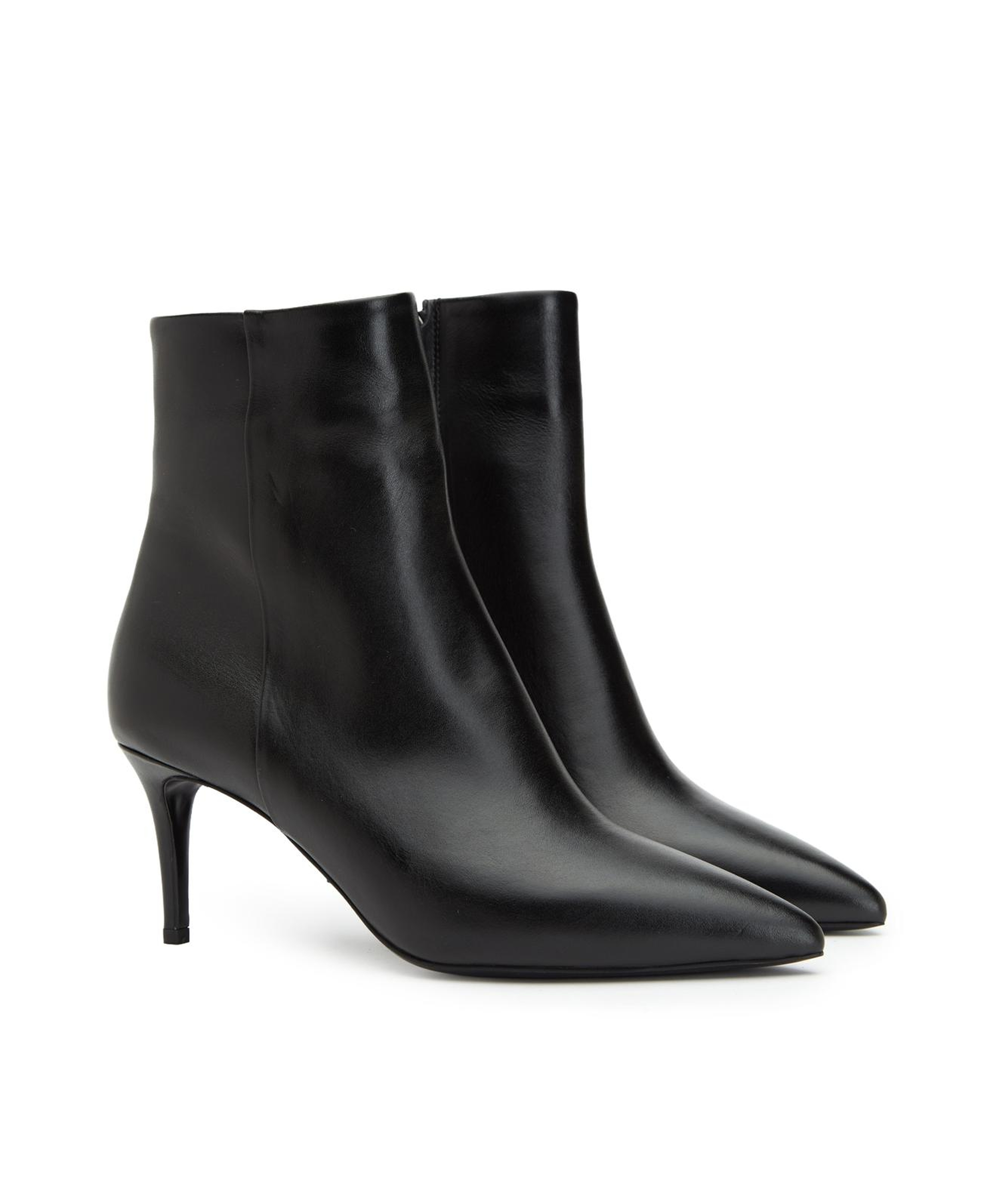 George Hogg Kadın Siyah Topuklu Deri Bot