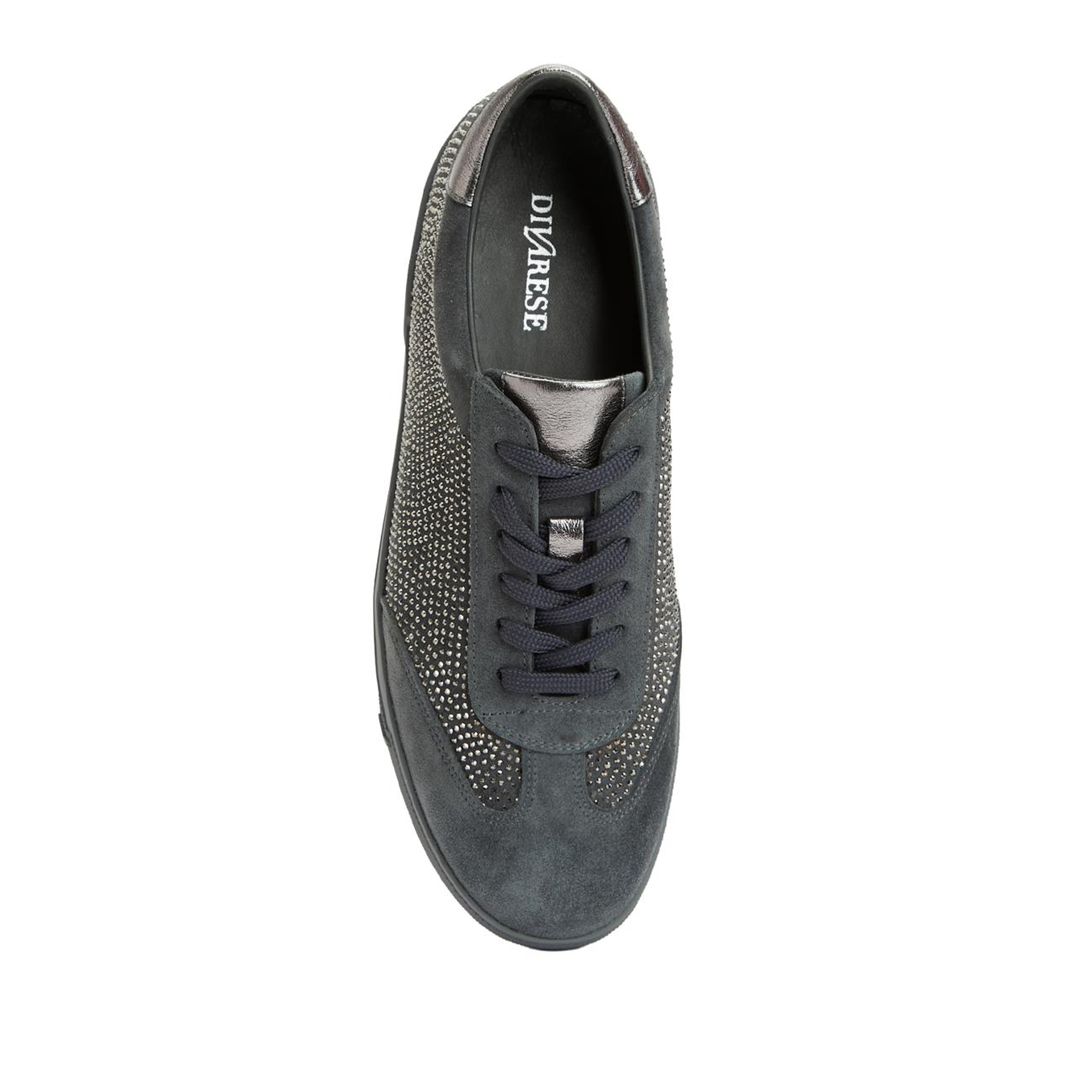 Divarese Kadın Antrasit Gri Süet Sneaker