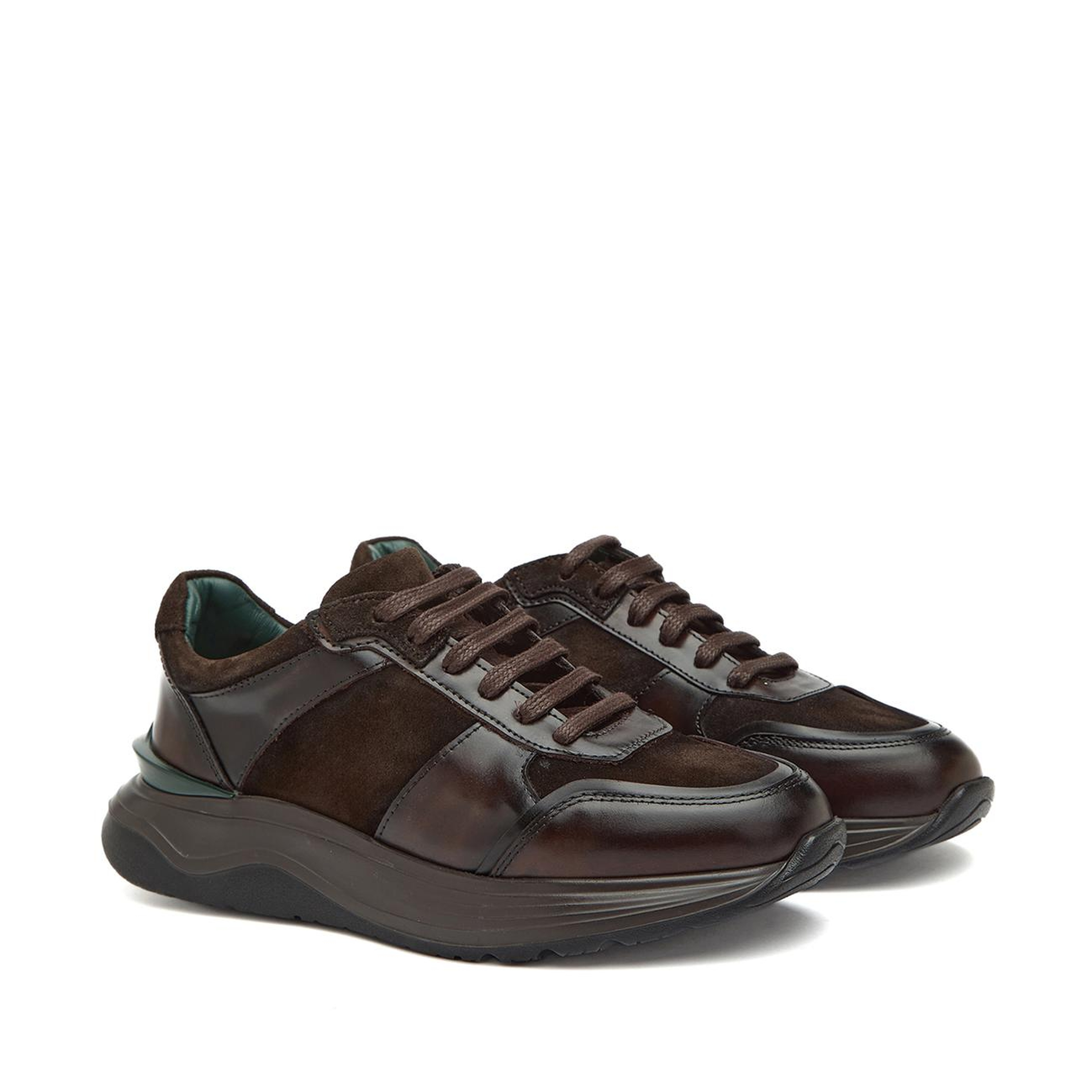 George Hogg Kadın Kahverengi Deri Sneaker