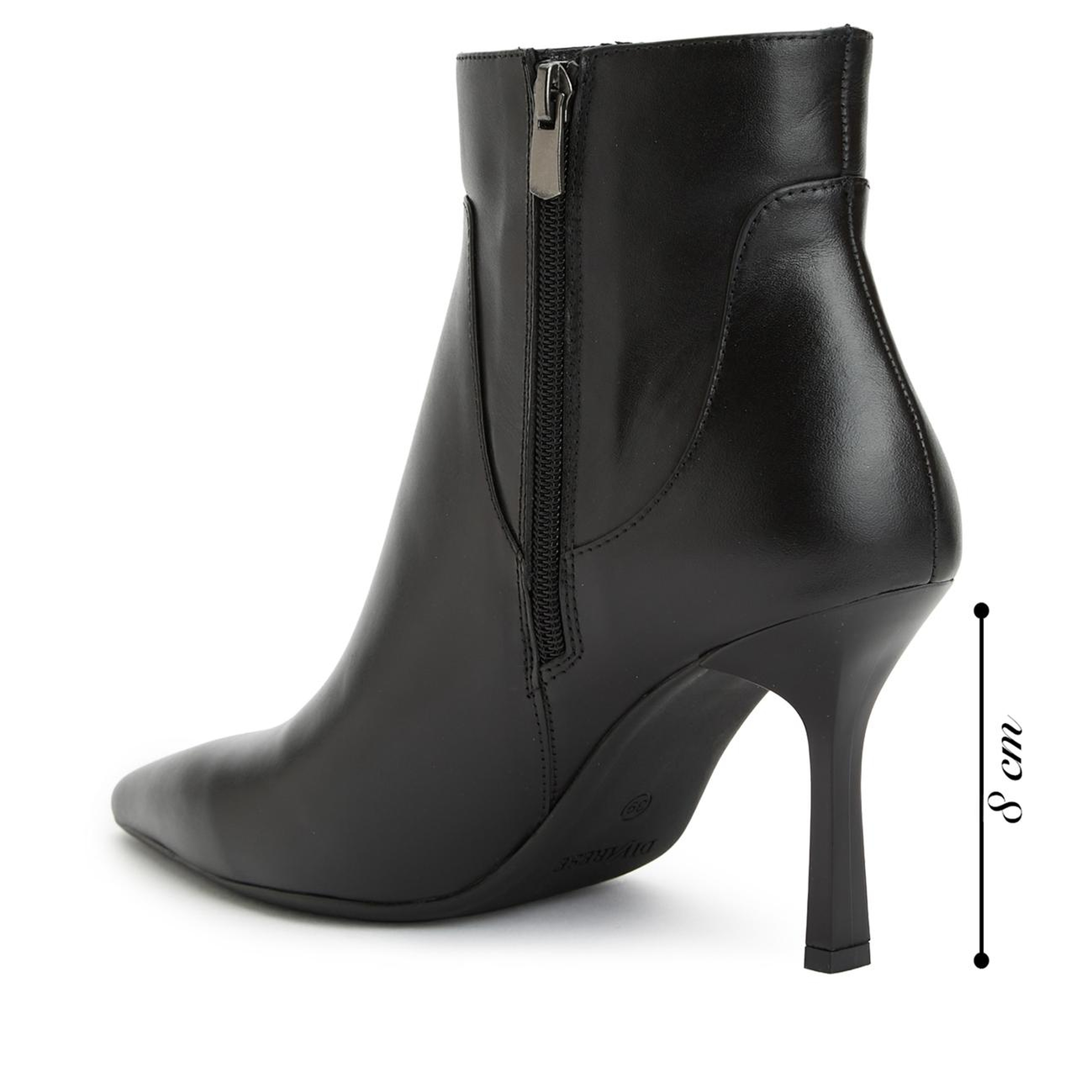 Divarese Kadın Siyah Topuklu Bot