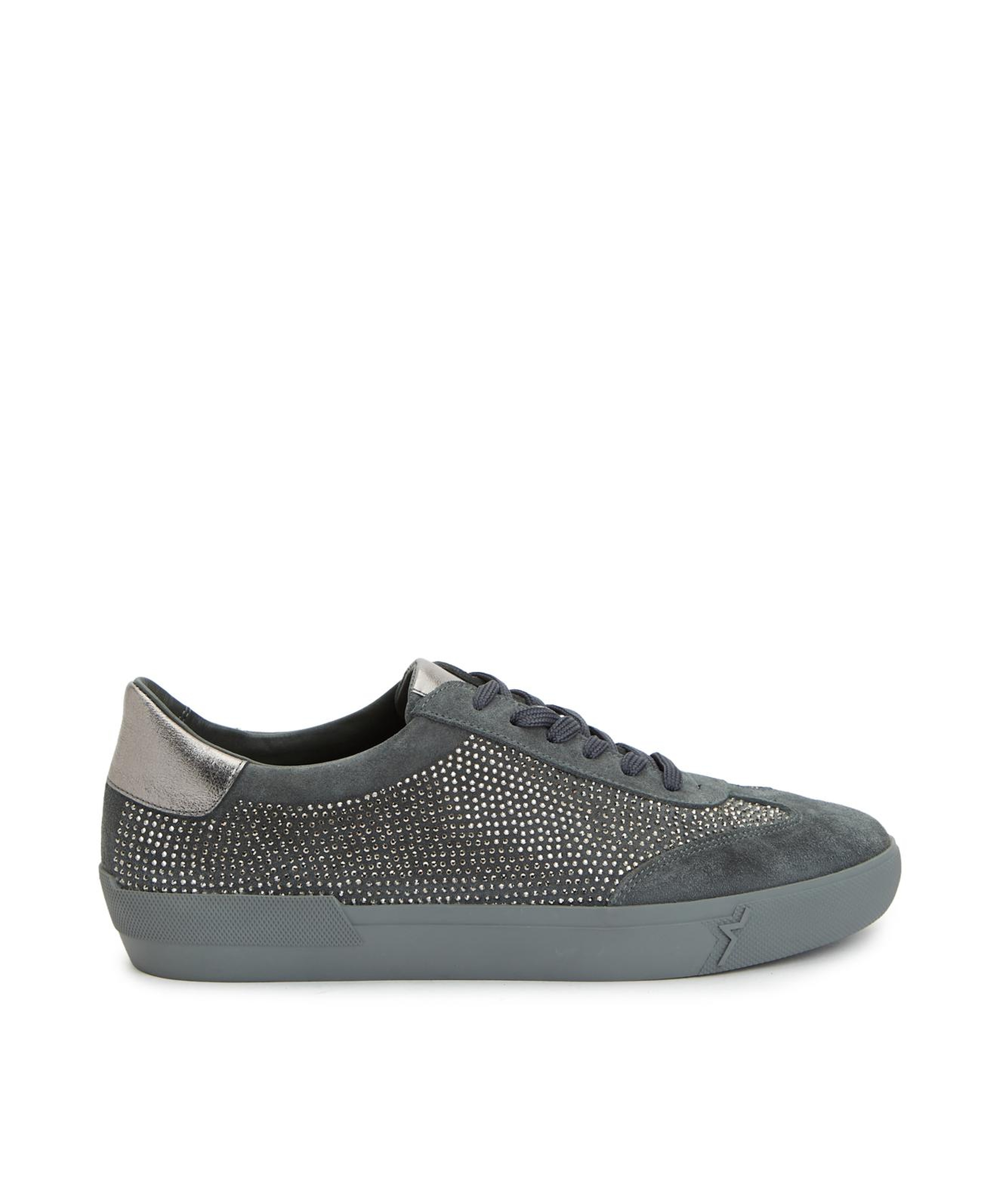 Divarese Kadın Antrasit Gri Süet Sneaker