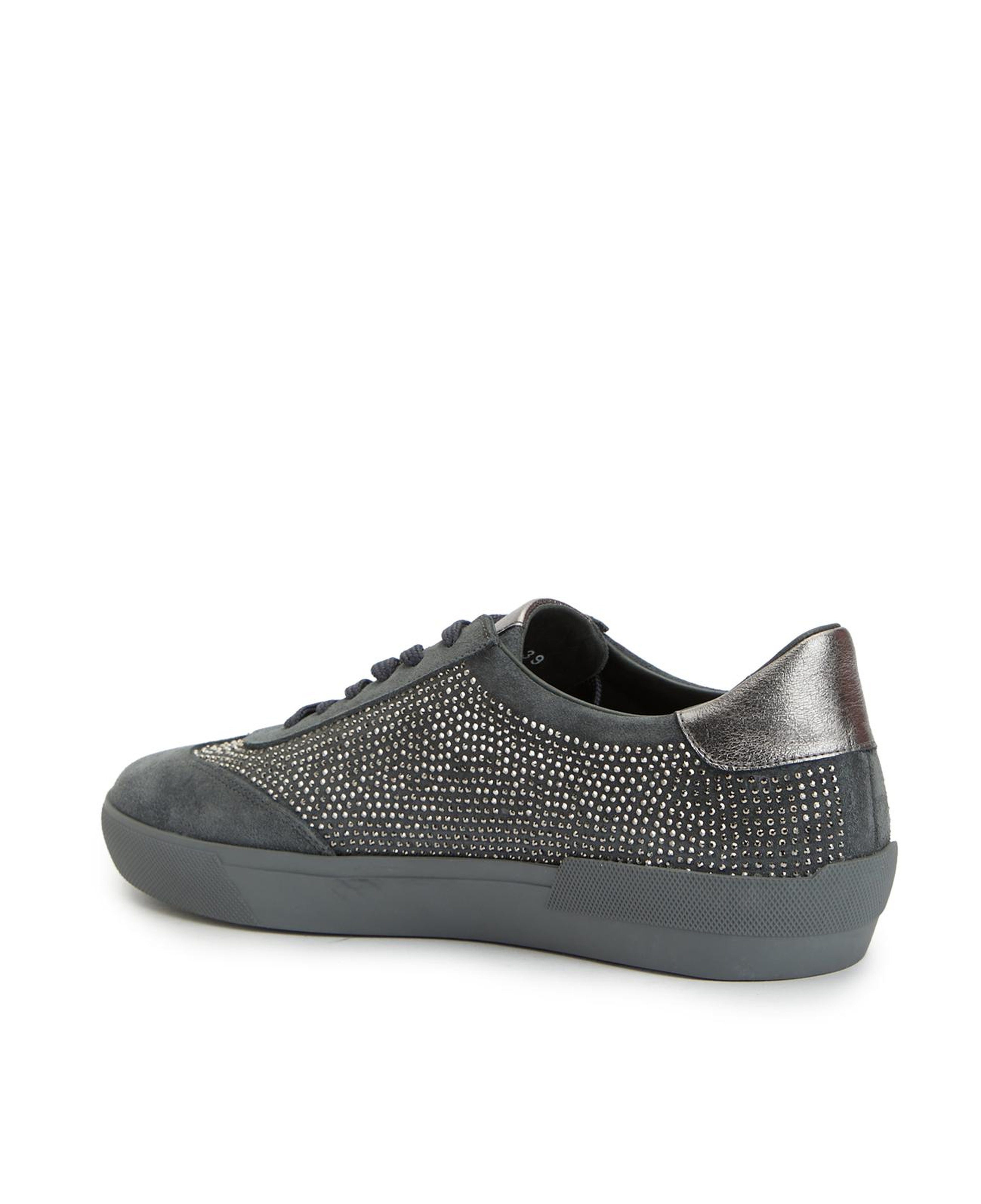 Divarese Kadın Antrasit Gri Süet Sneaker