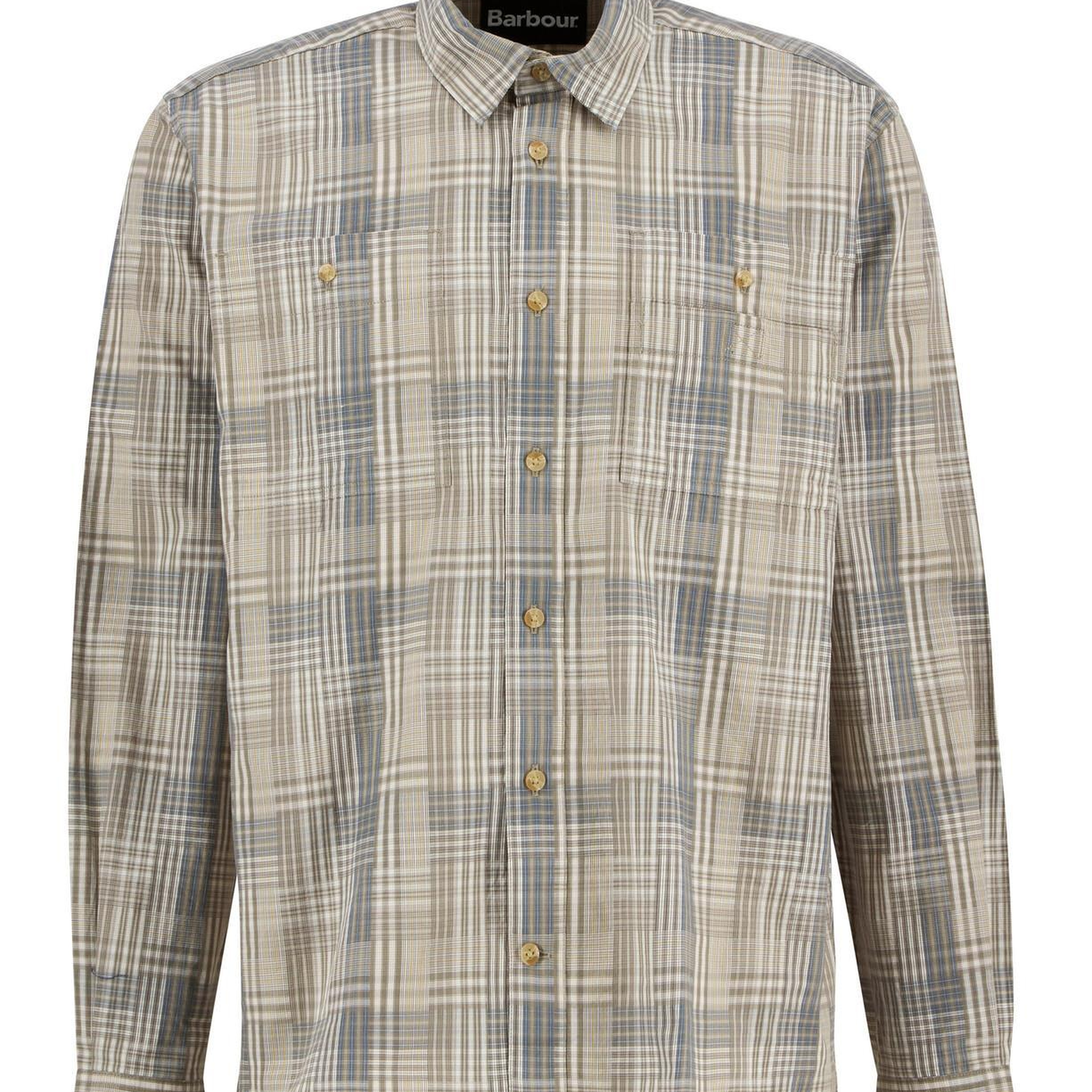 Barbour Maxwell Checked Patch Relaxed Gömlek