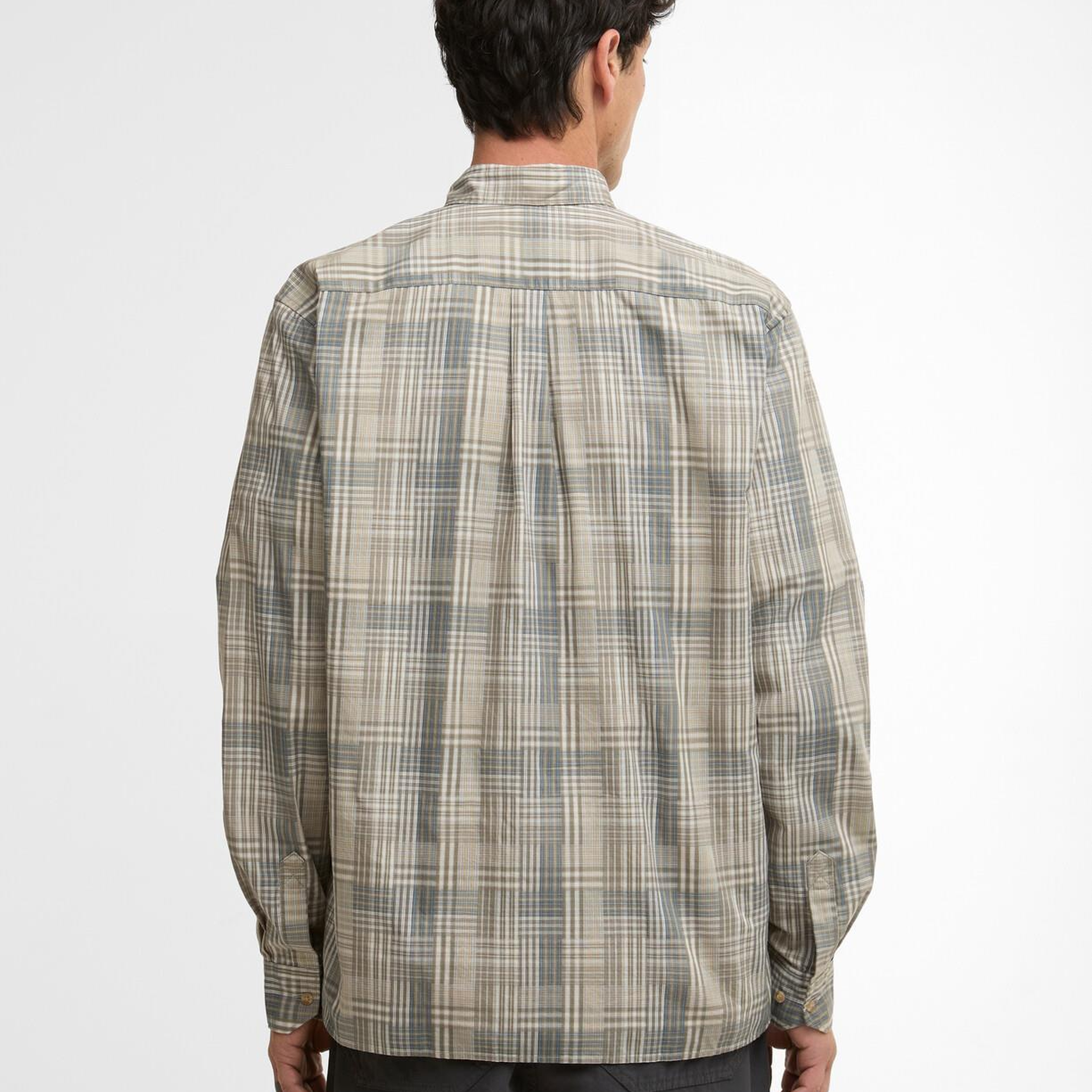 Barbour Maxwell Checked Patch Relaxed Gömlek