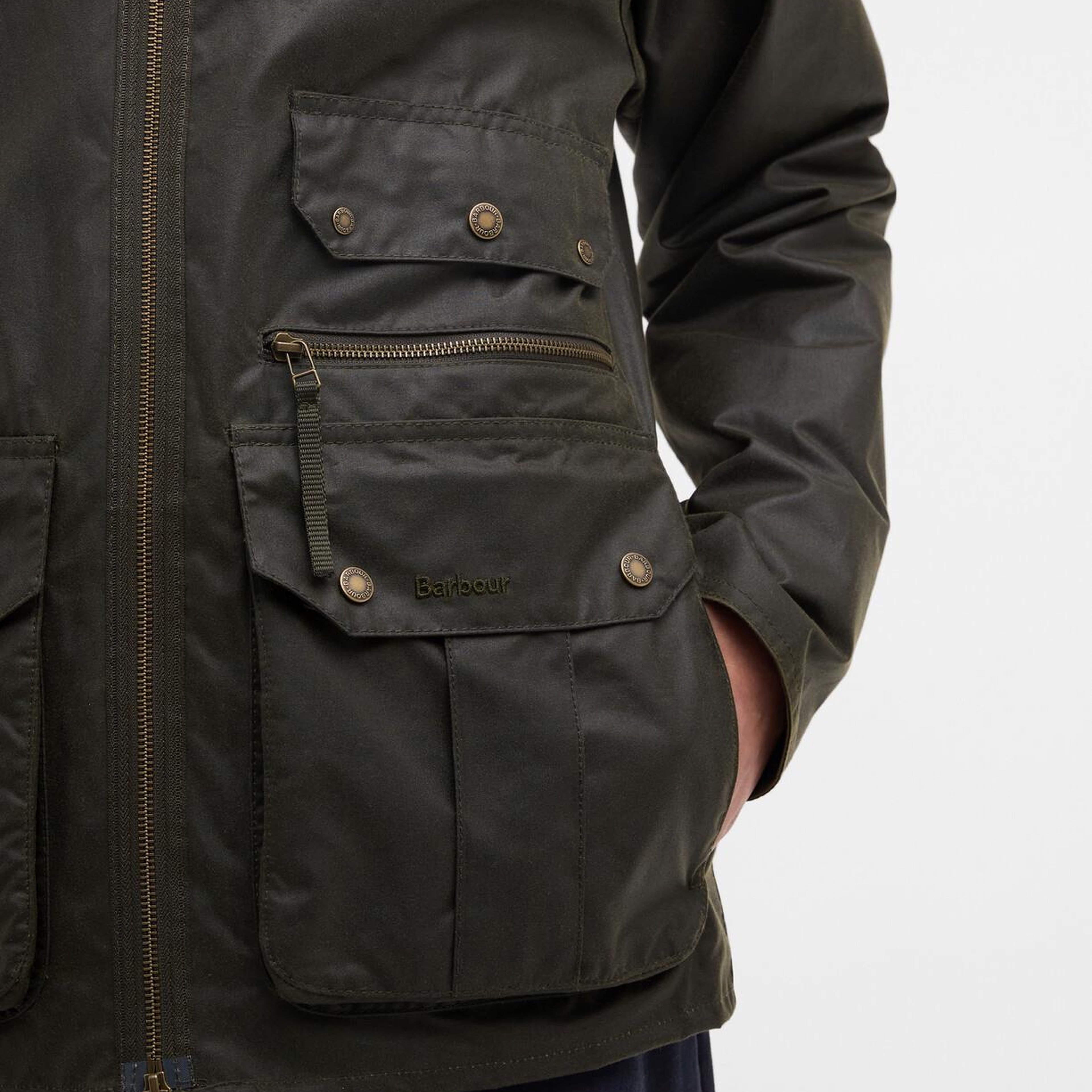 Barbour Re-Engineered Blackett Spey Yağlı Ceket
