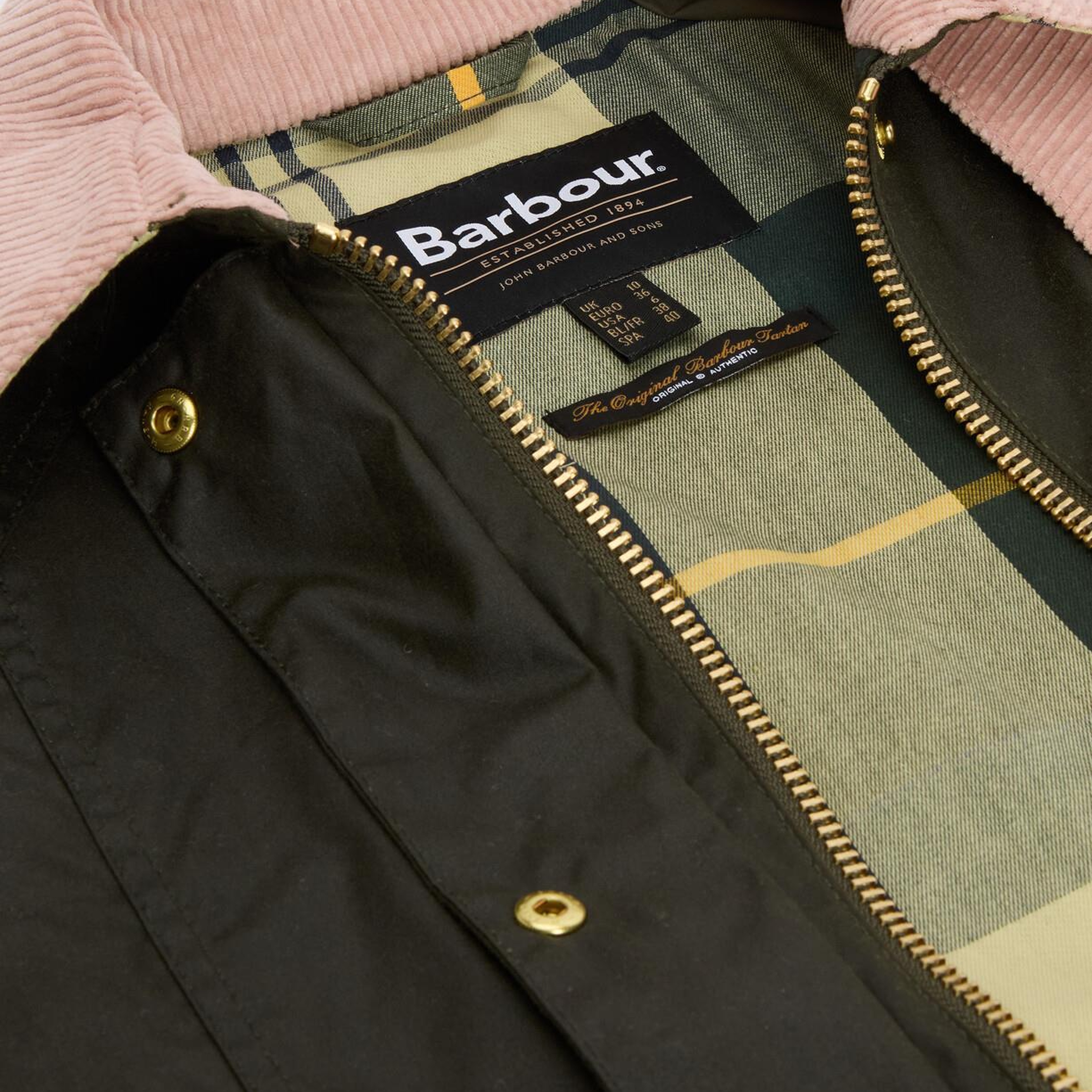 Barbour Cropped Beadnell Yağlı Ceket