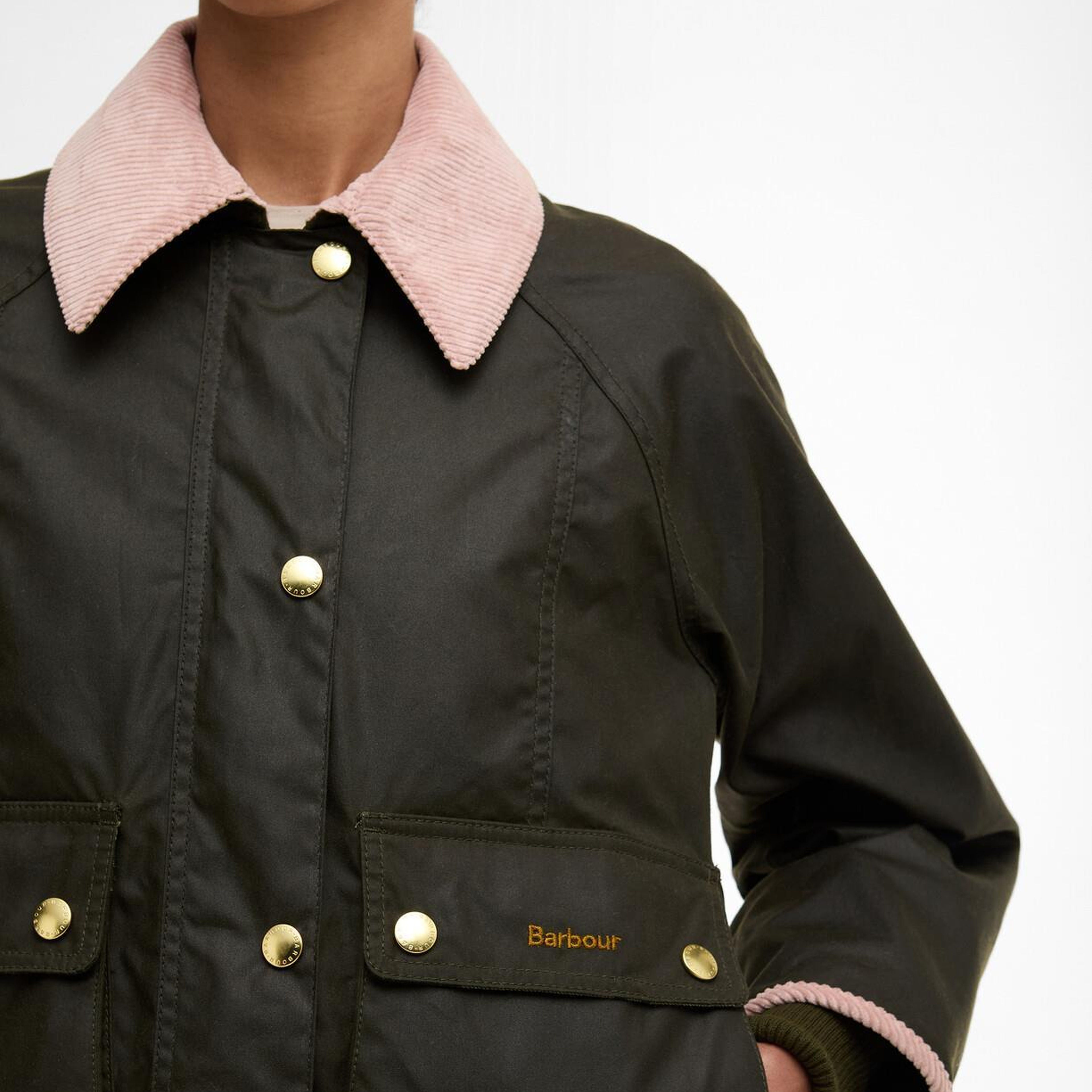 Barbour Cropped Beadnell Yağlı Ceket