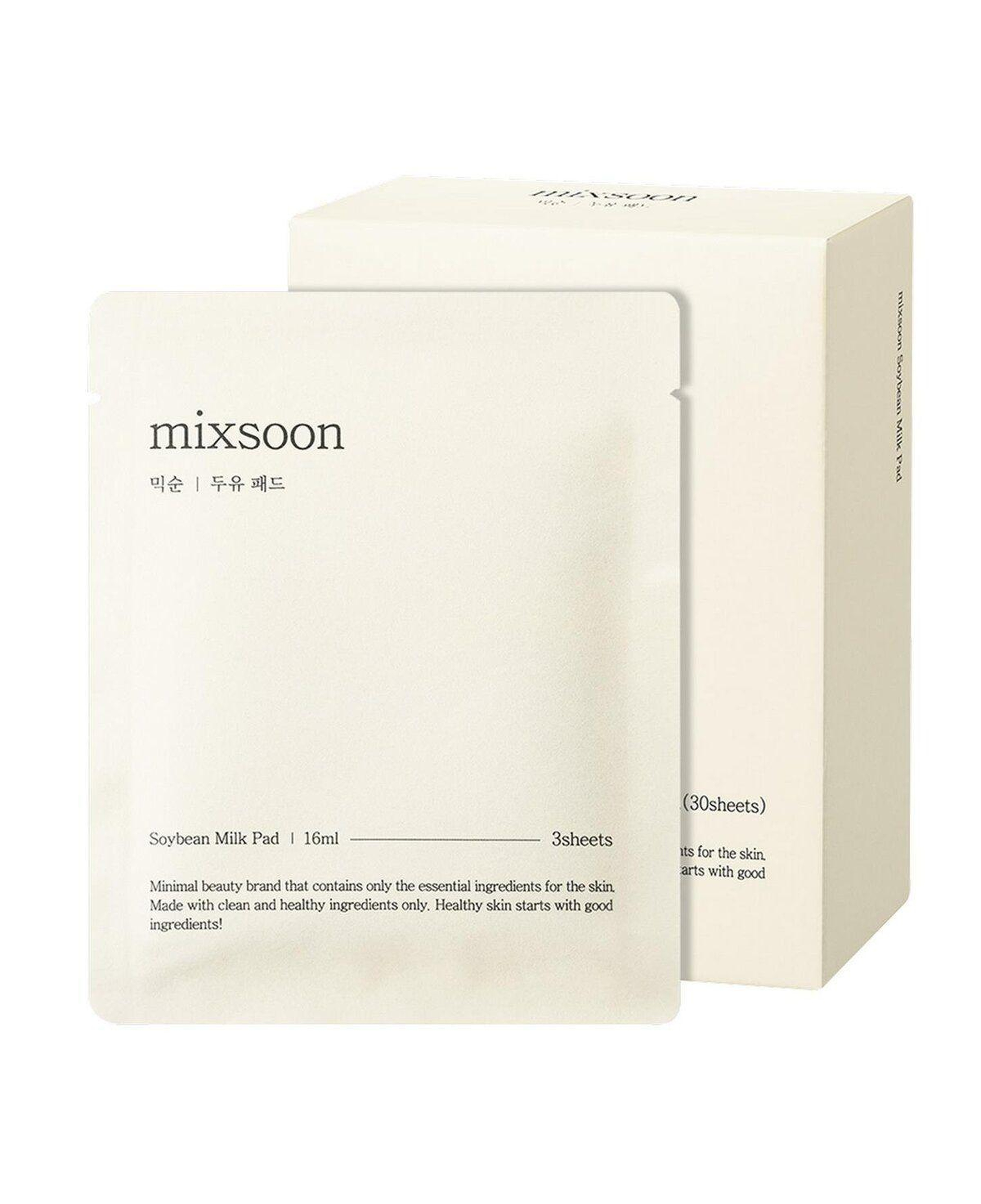 Mixsoon Soybean Milk Pads / 10x3 pads - Yoğun Nemlendirici & Besleyici Ped