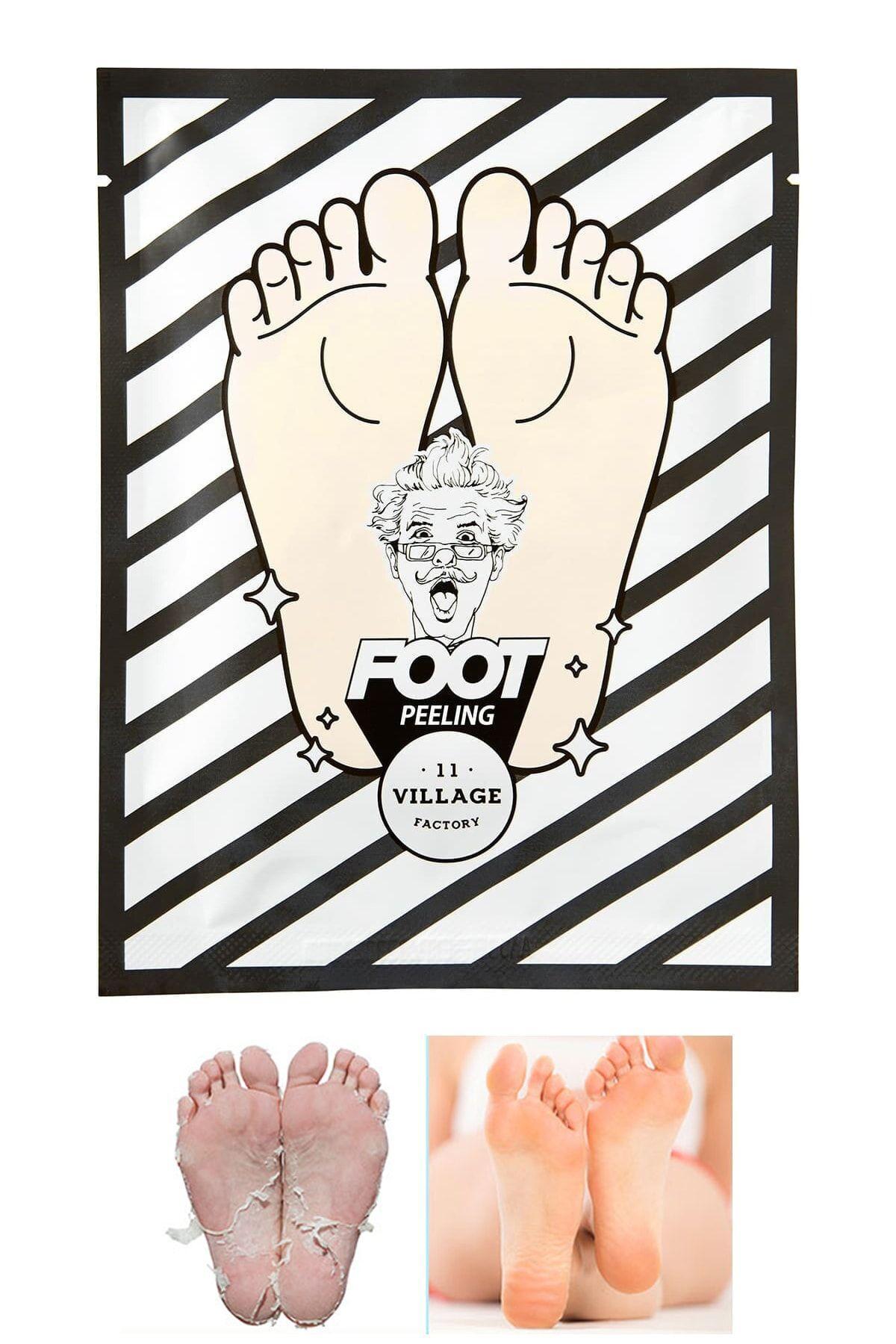 Village 11 Factory Relax Day Foot Peeling Mask - Çorap Tipi Soyulan Yumuşatıcı ve Arındırıcı Ayak Peeling Maskesi