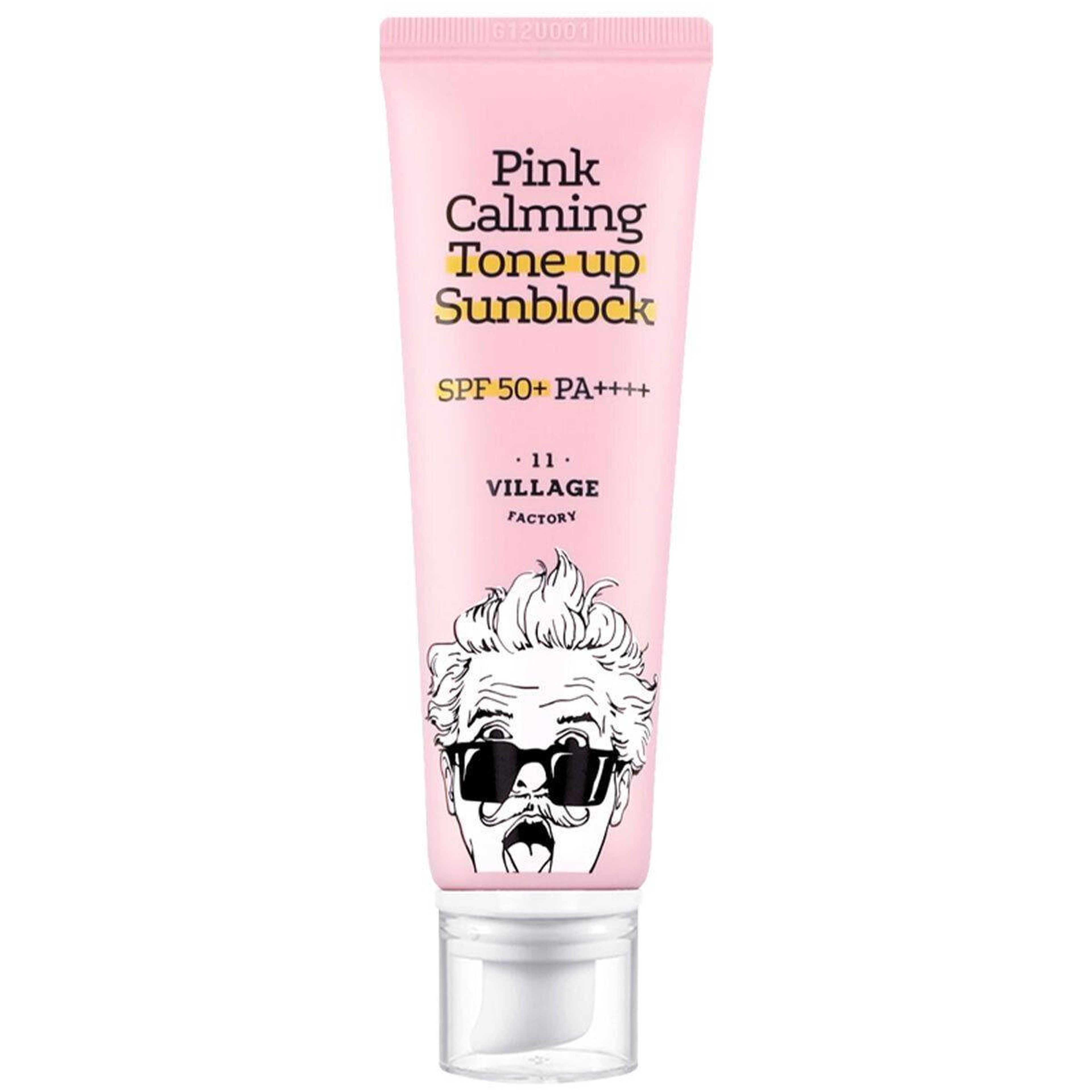 Village 11 Factory Pink Calming Tone Up Sun Block SPF50+ PA++++ 50ml - Güneş Koruyucu & Makyaj Bazı