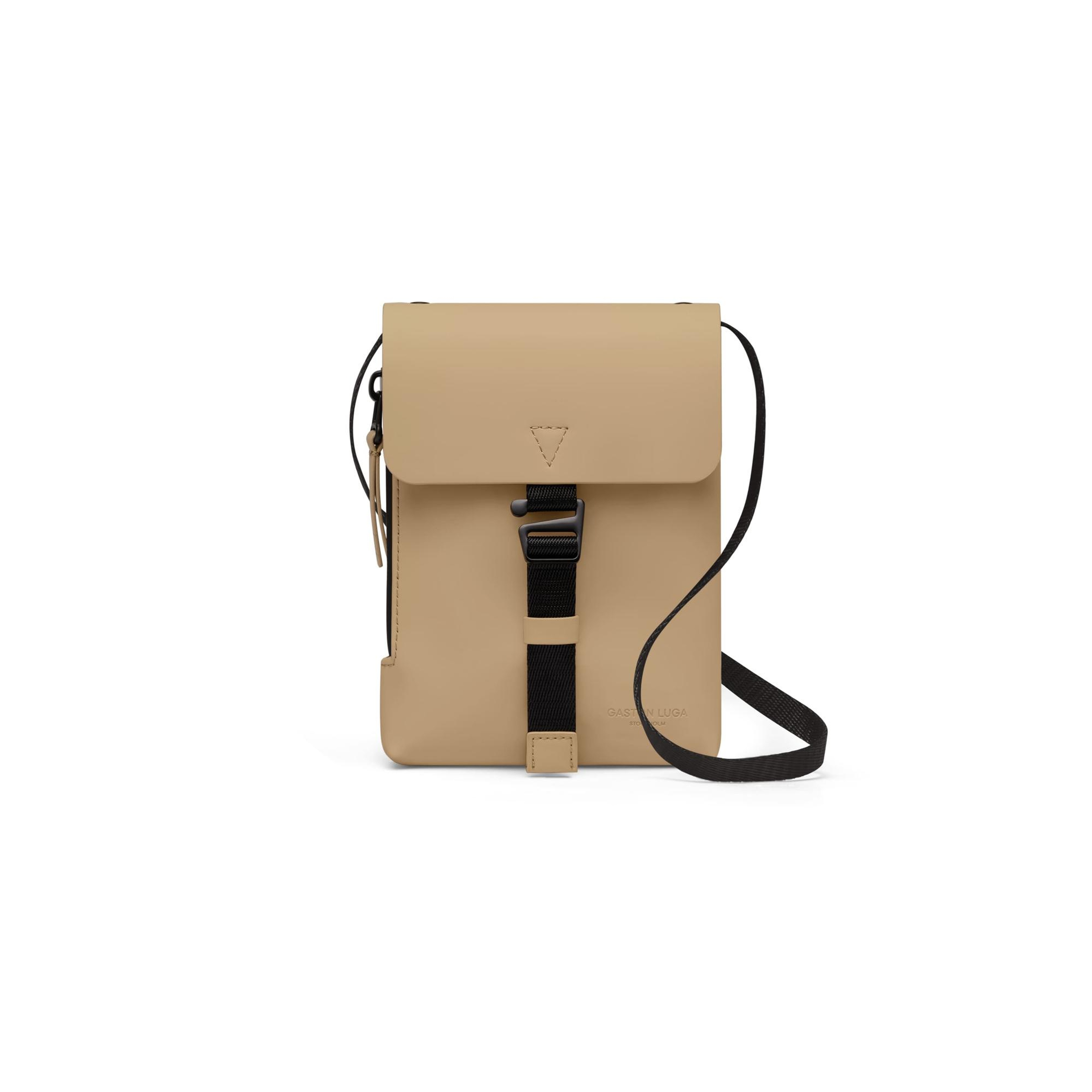 Gaston Luga Spläsh Mini Crossbody Omuz Çantası - Latte