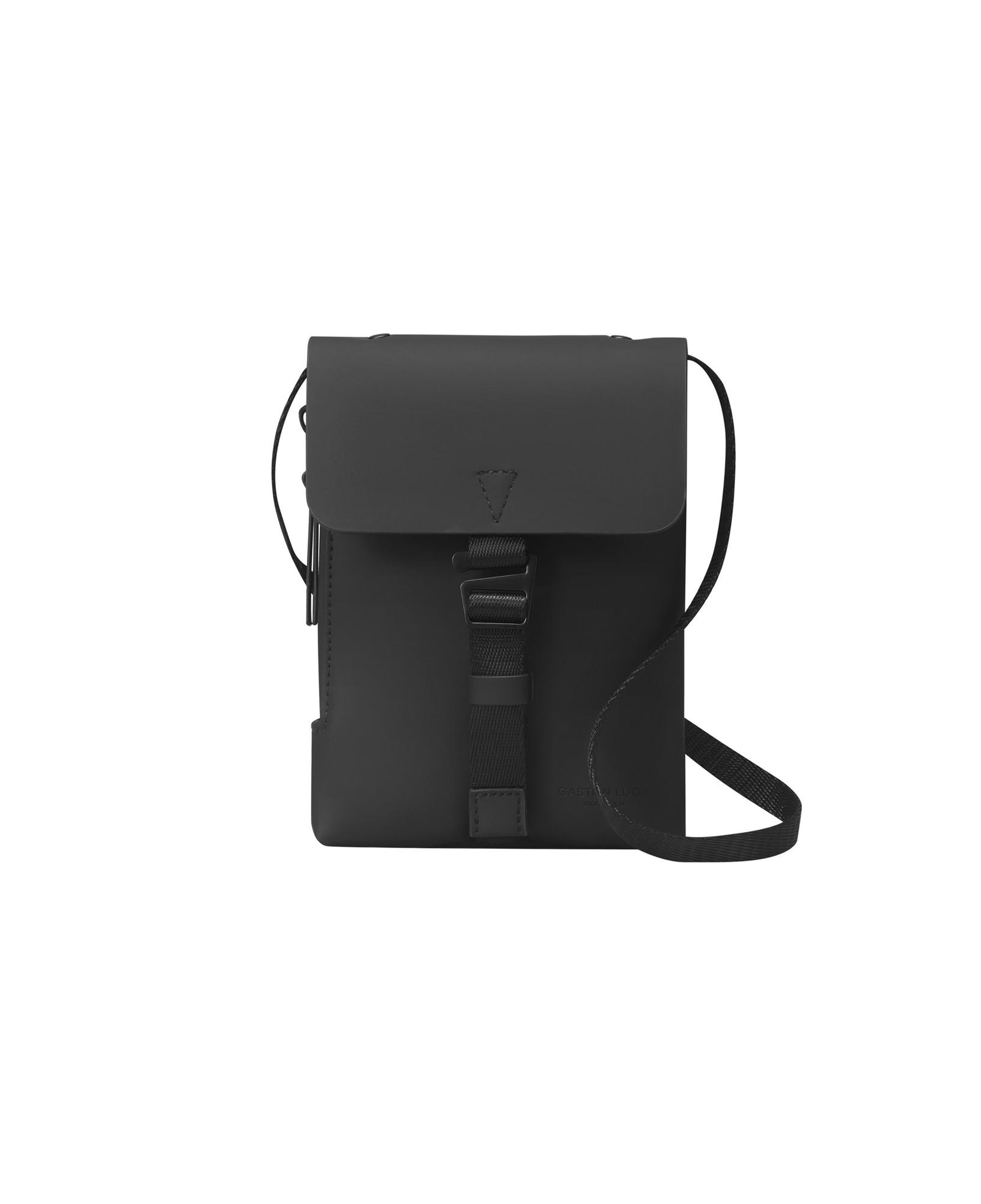 Gaston Luga Spläsh Mini Crossbody Omuz Çantası - Black