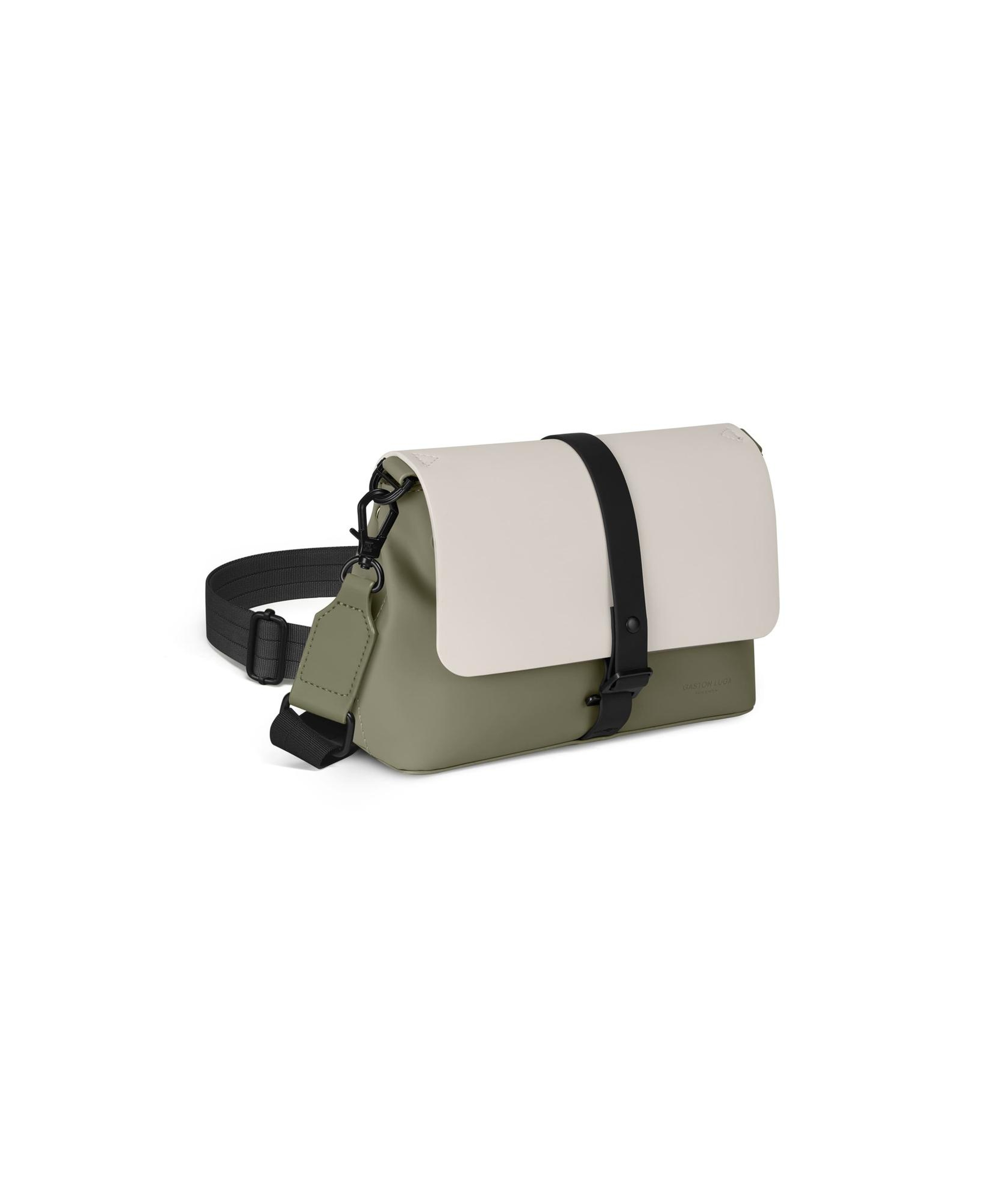 Gaston Luga Spläsh Crossbody Bag - Cloud Cream / Sage