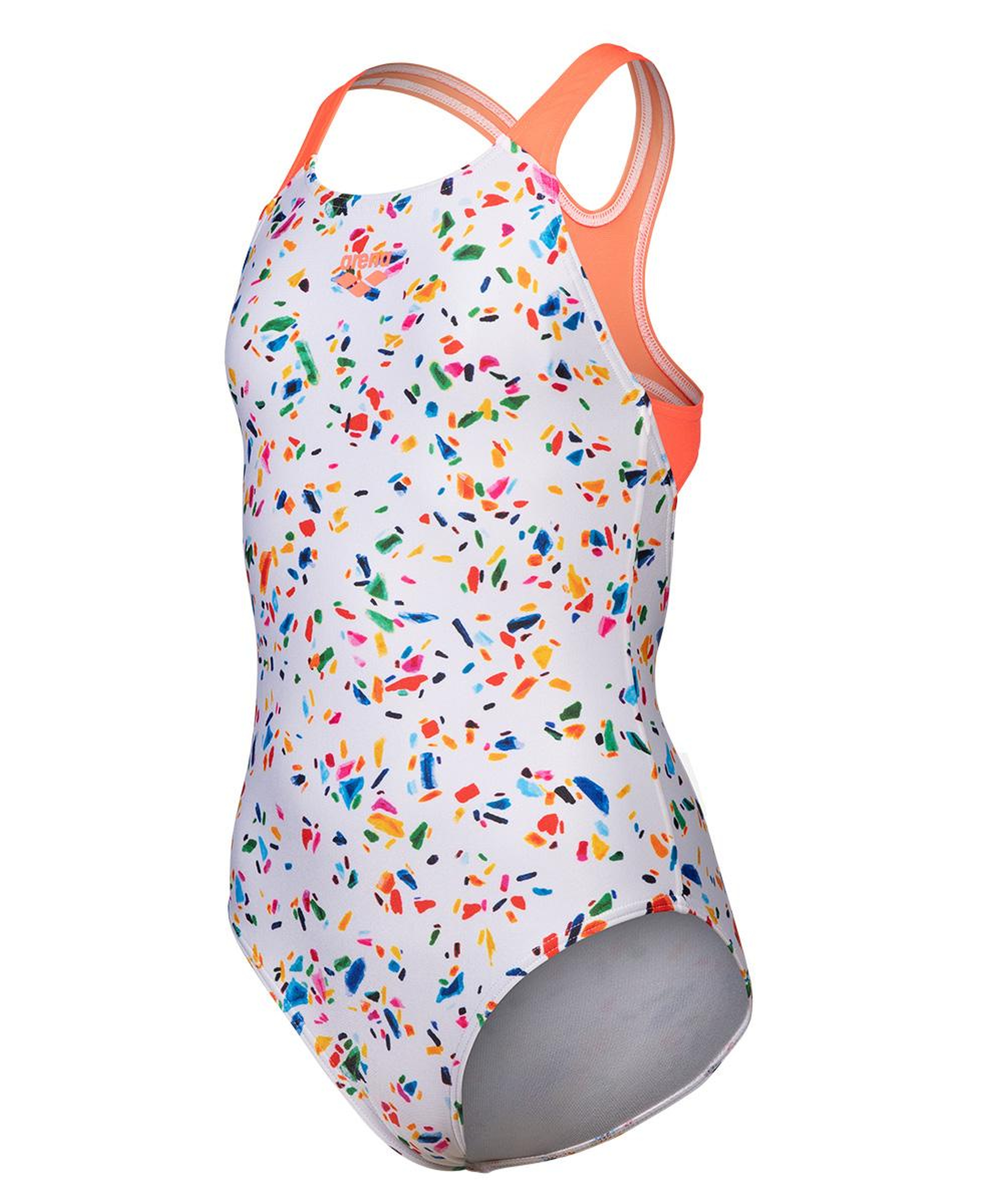 Confetti Swimsuit Swim Pro Back Çocuk Beyaz Yüzücü Mayosu 009089750