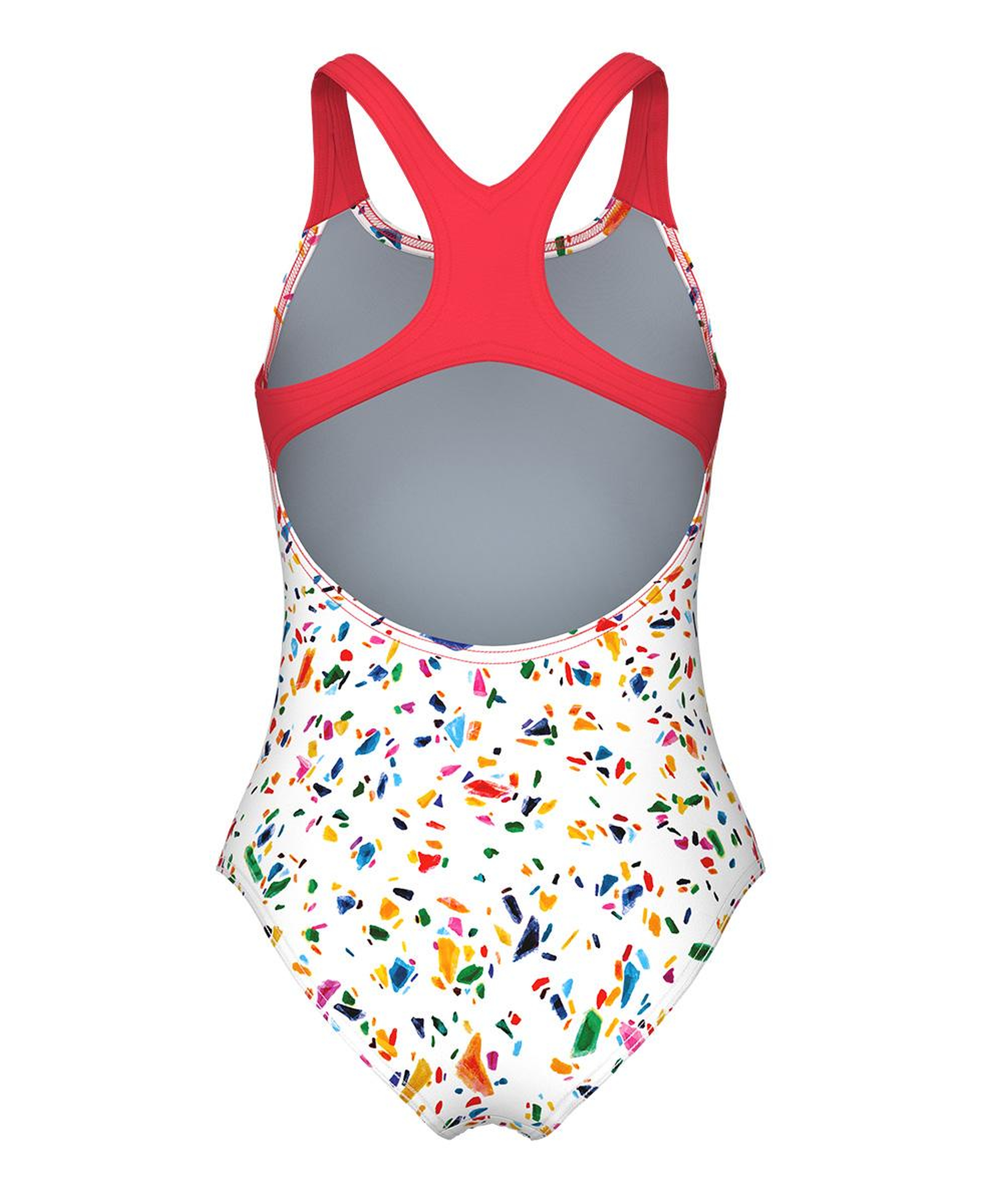 Confetti Swimsuit Swim Pro Back Çocuk Beyaz Yüzücü Mayosu 009089750