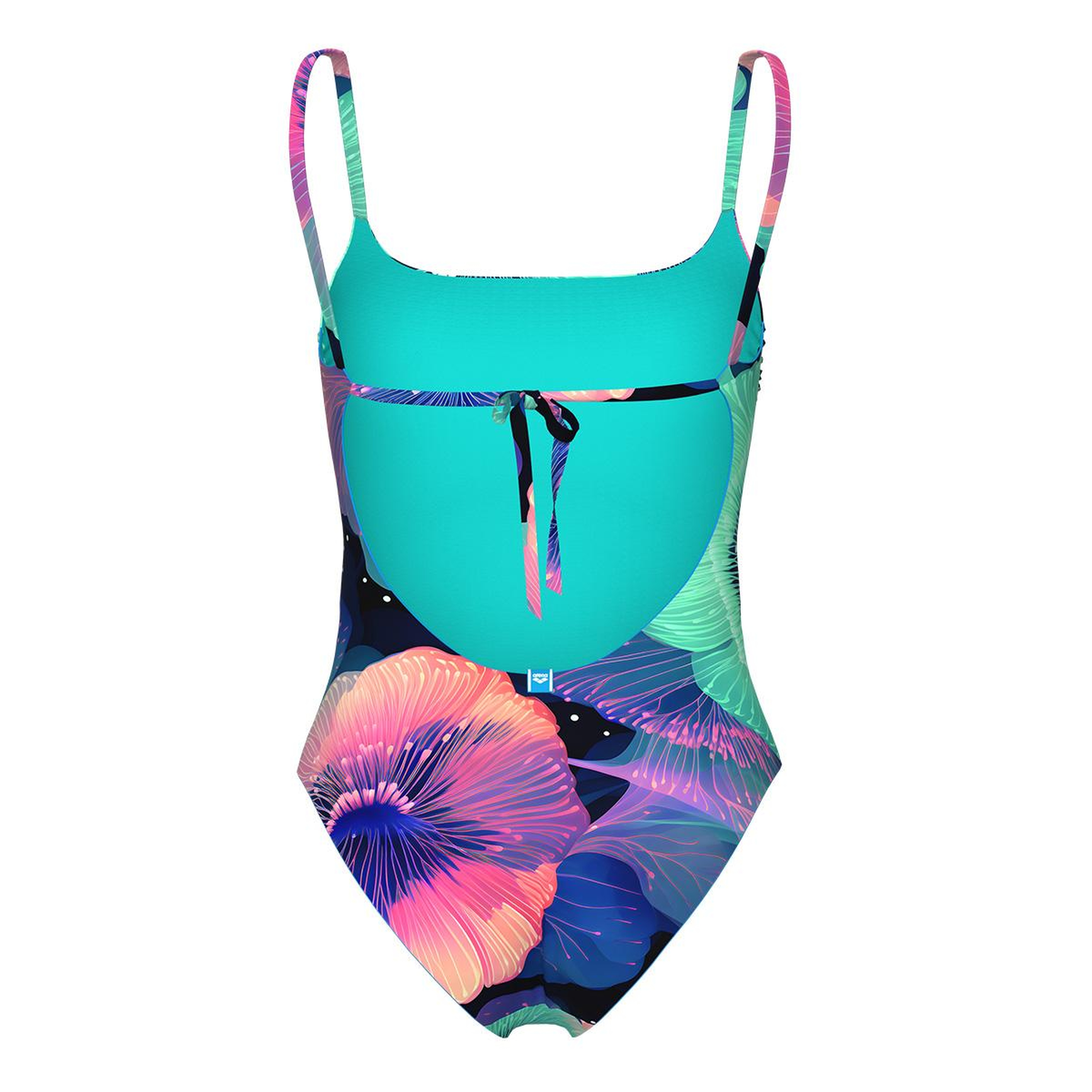 Water Prints Swimsuit Kadın Çok Renkli Yüzücü Mayosu 009398301