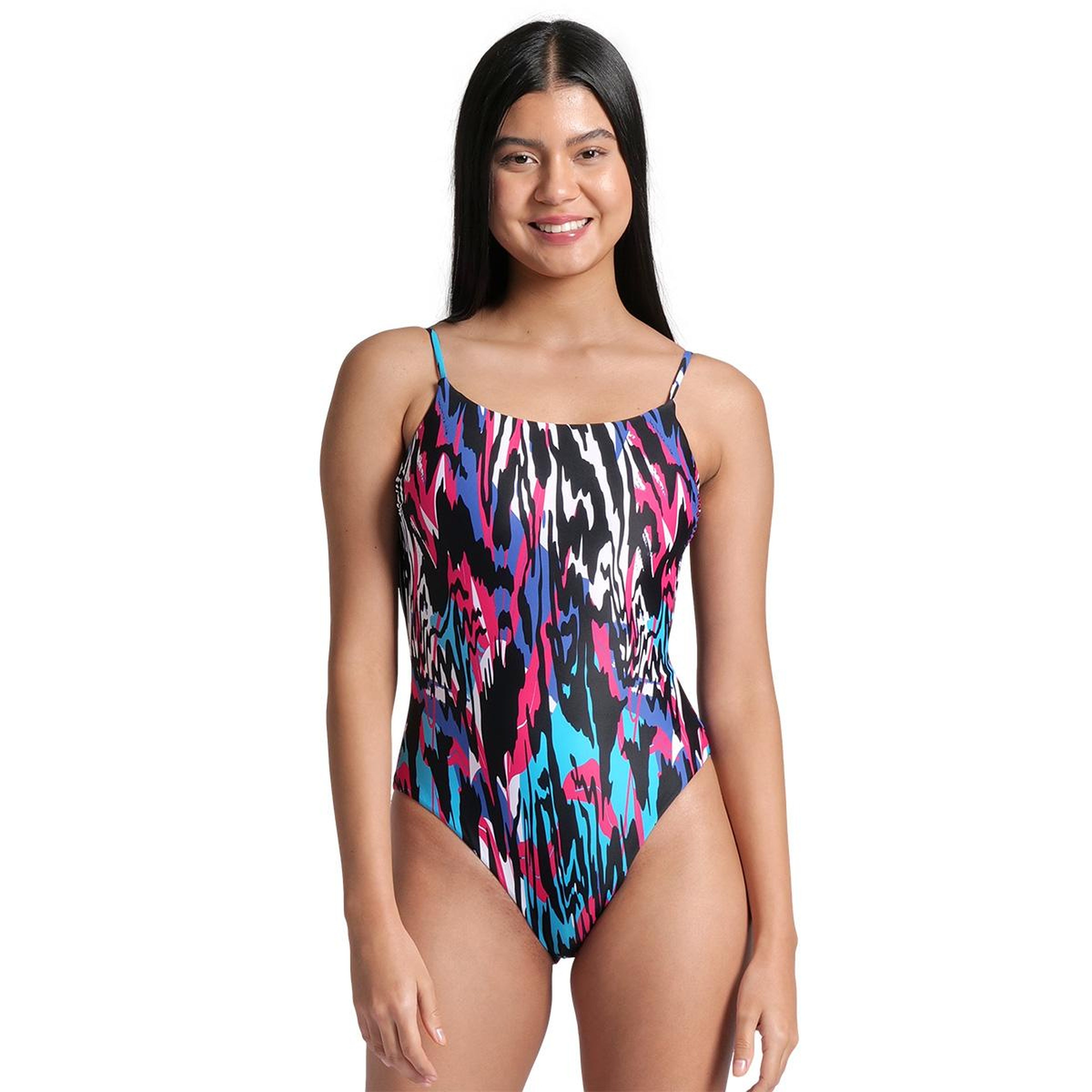 Water Prints Swimsuit Kadın Çok Renkli Yüzücü Mayosu 009398501