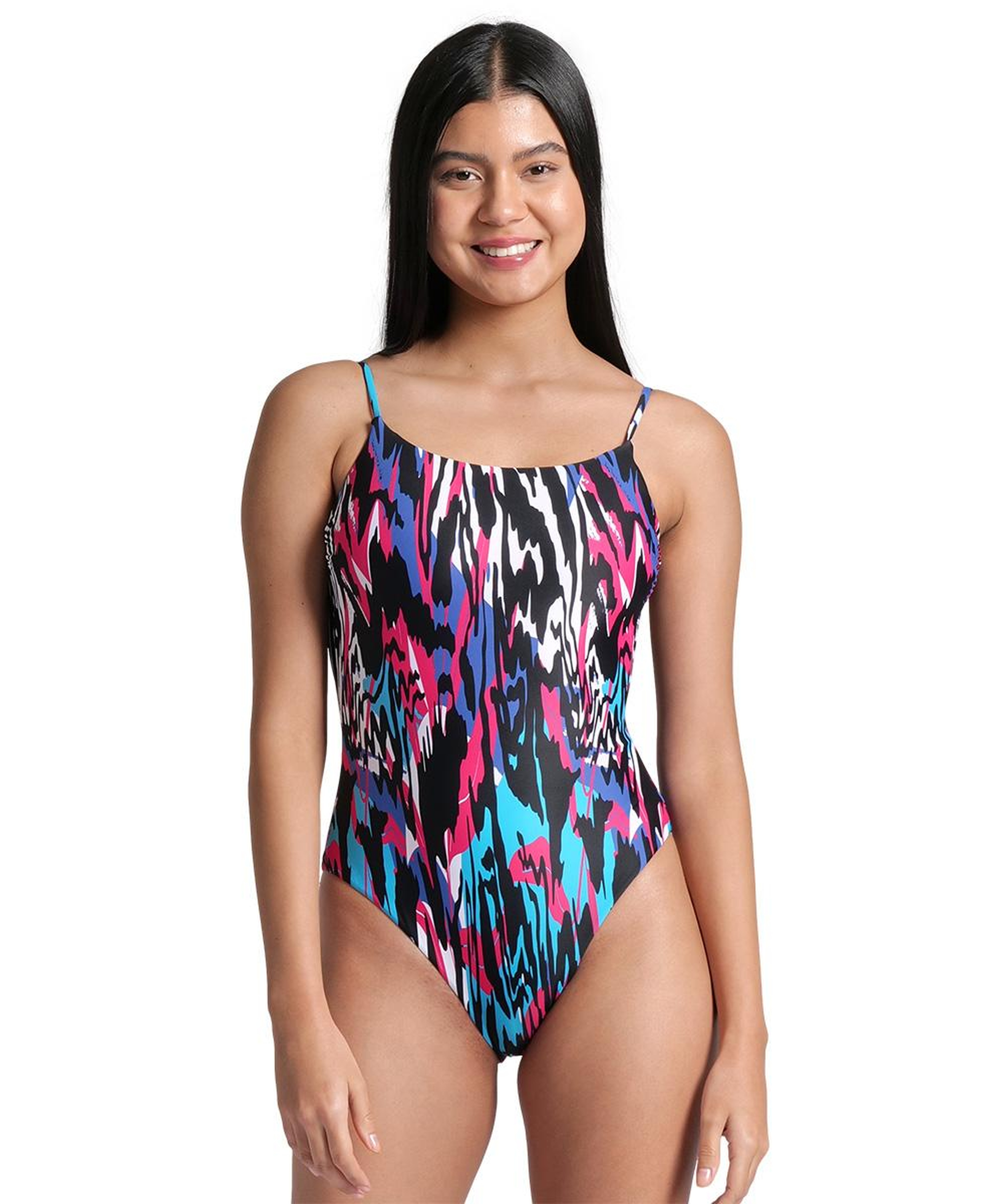 Water Prints Swimsuit Kadın Çok Renkli Yüzücü Mayosu 009398501