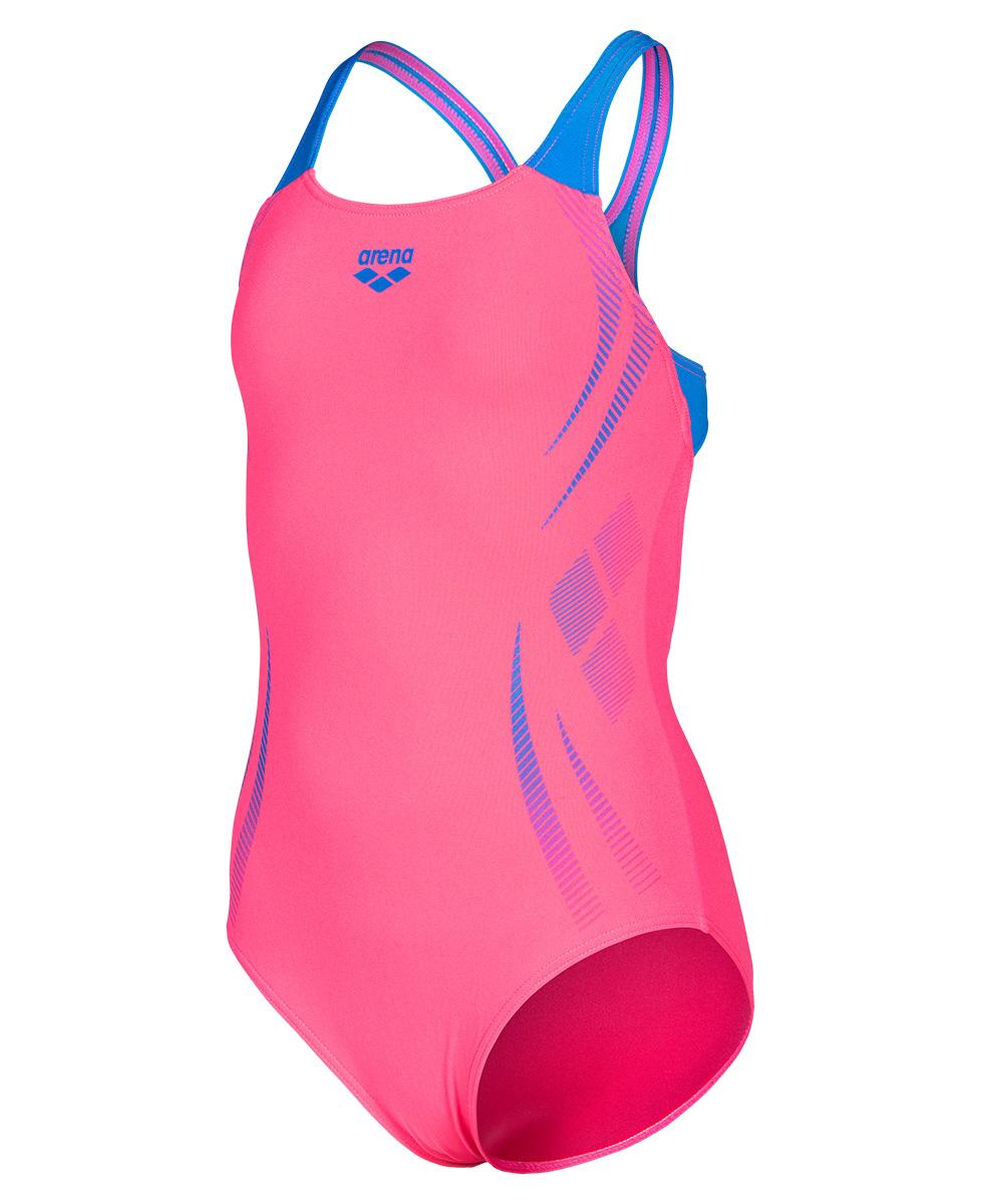 Poseidonia Pro Back Çocuk Pembe Yüzücü Mayo 009005980