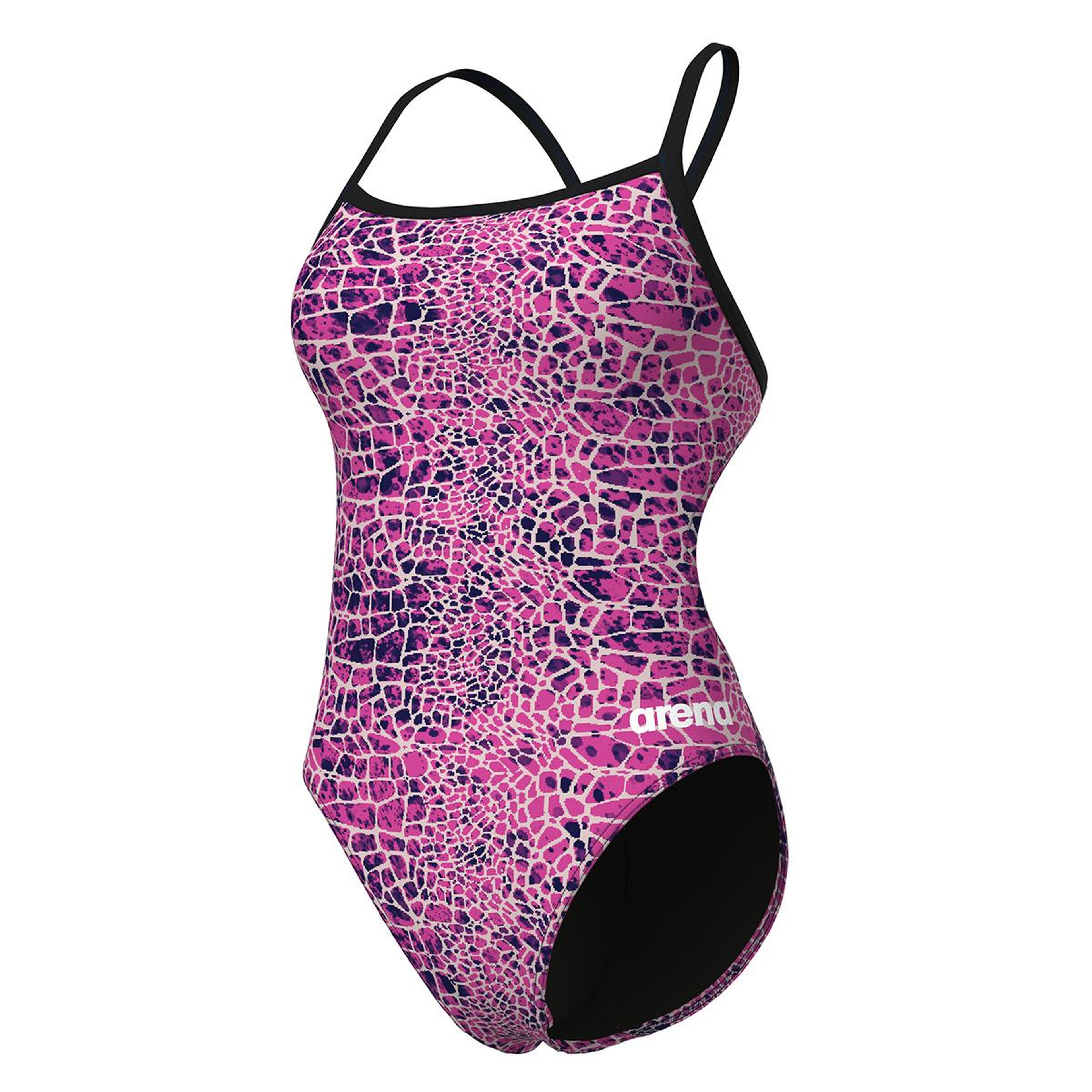 Snakeskin Challenge Kadın Pembe Yüzücü Mayosu 010156590