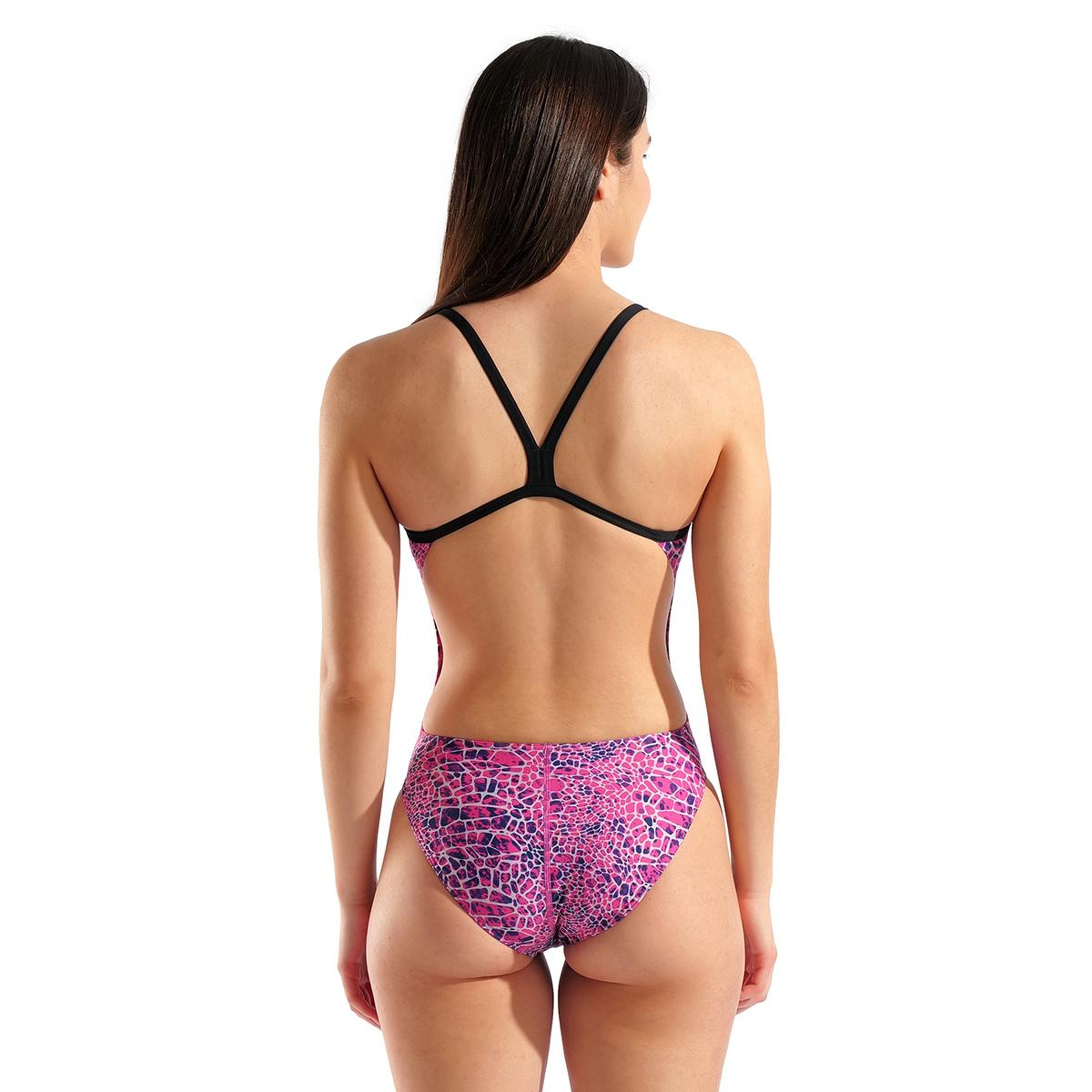 Snakeskin Challenge Kadın Pembe Yüzücü Mayosu 010156590