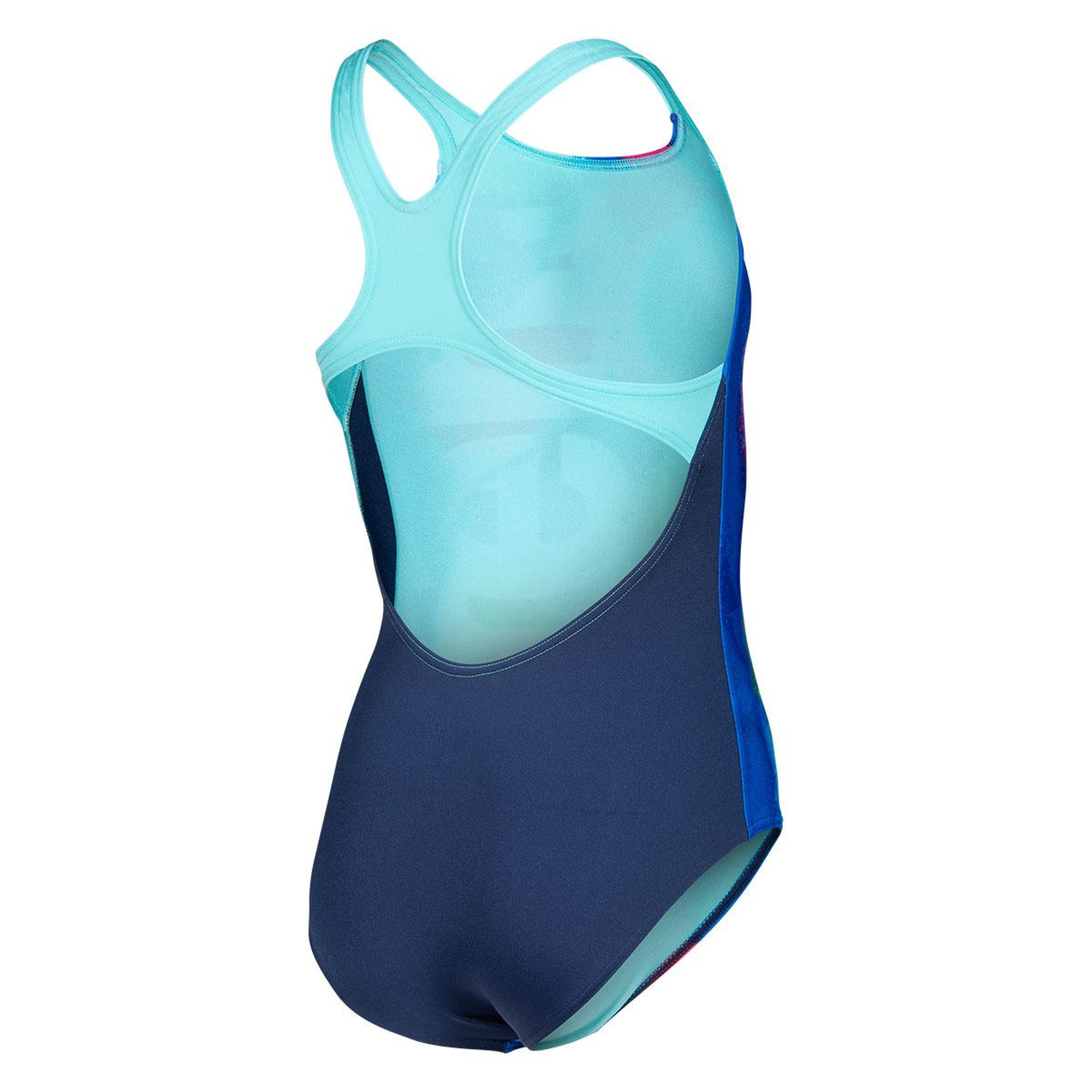 Spray Paint Swim Pro Back Çocuk Lacivert Yüzücü Mayosu 010286740