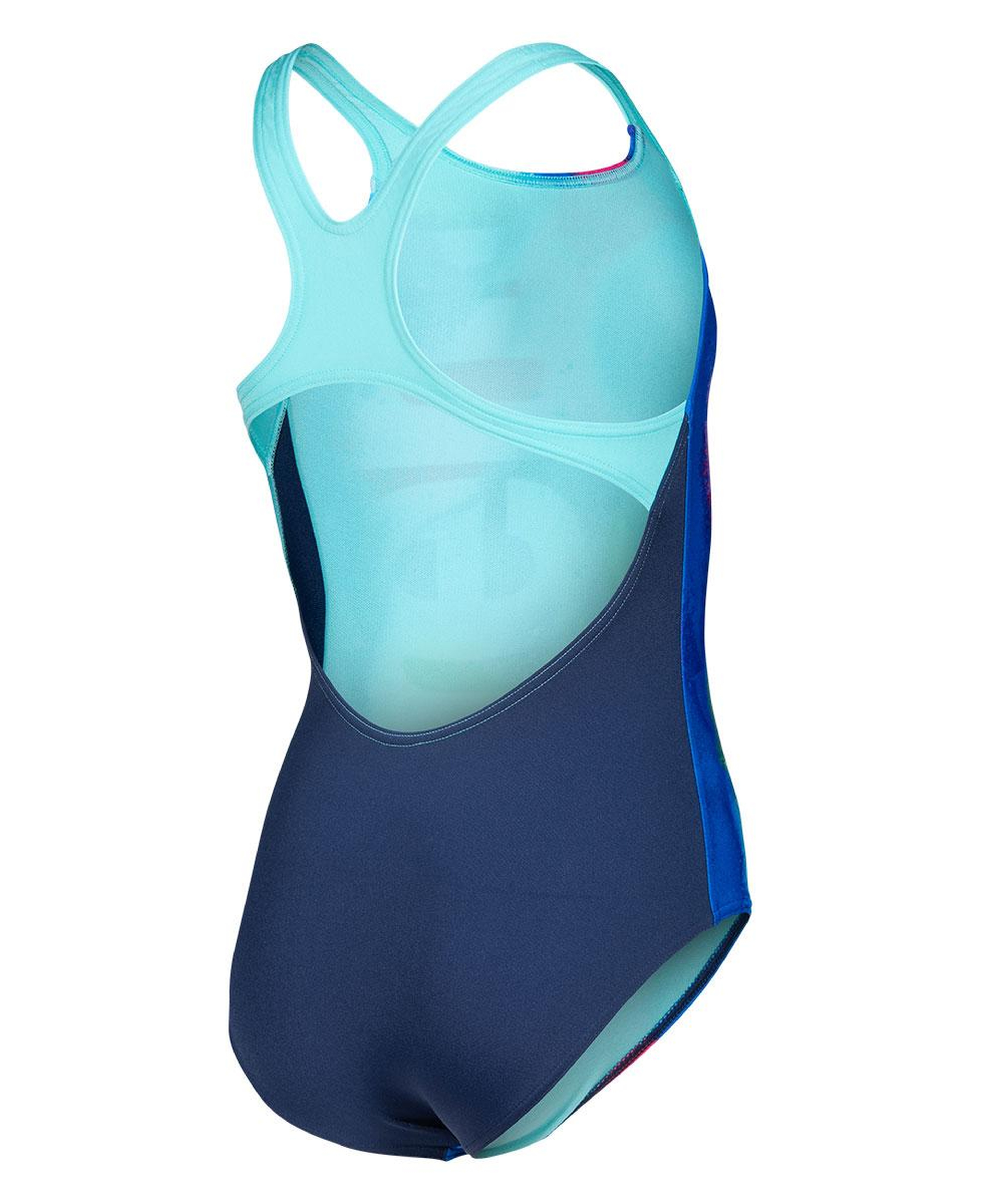 Spray Paint Swim Pro Back Çocuk Lacivert Yüzücü Mayosu 010286740