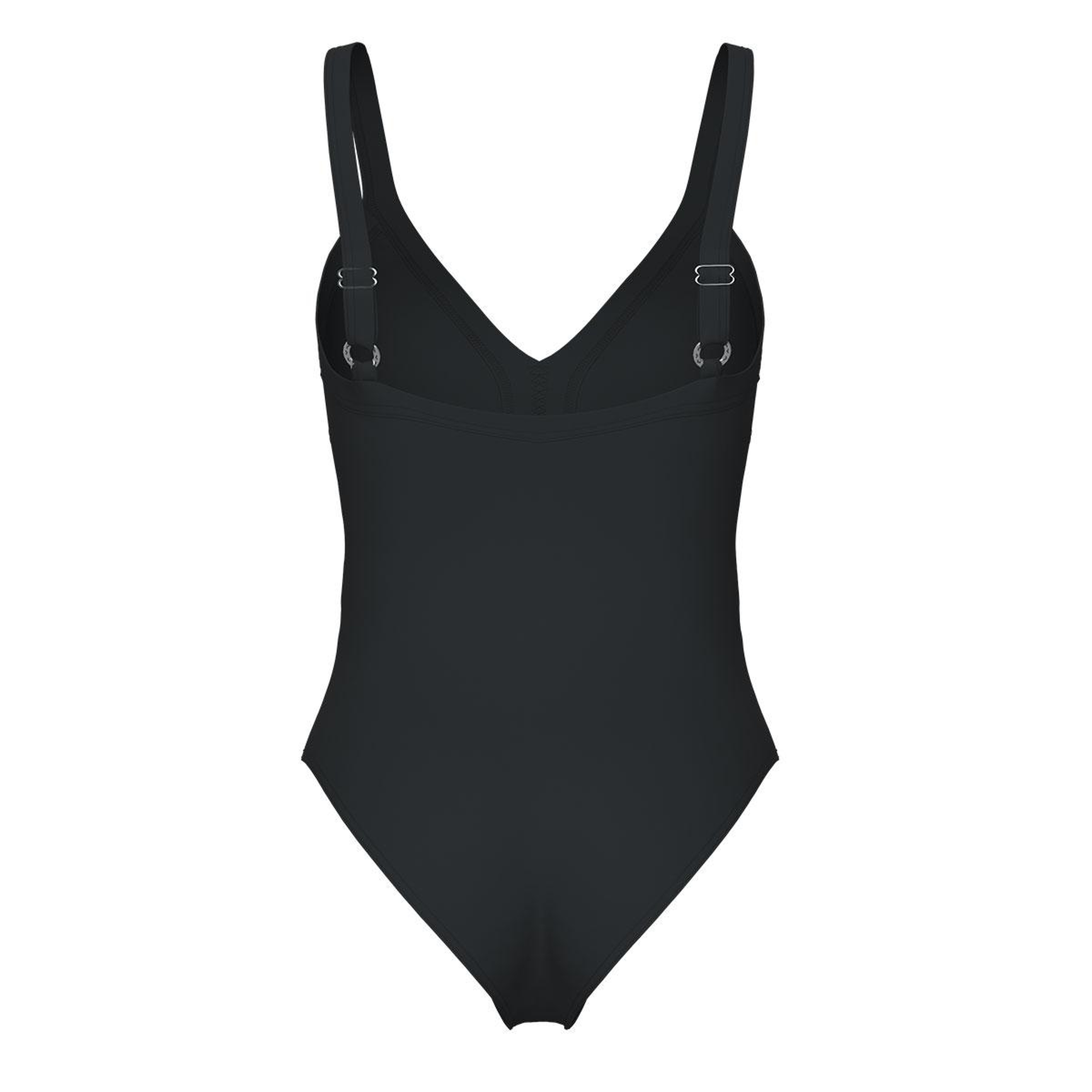 Lara Soft Curve Back Kadın Siyah Yüzücü Mayosu 008119550