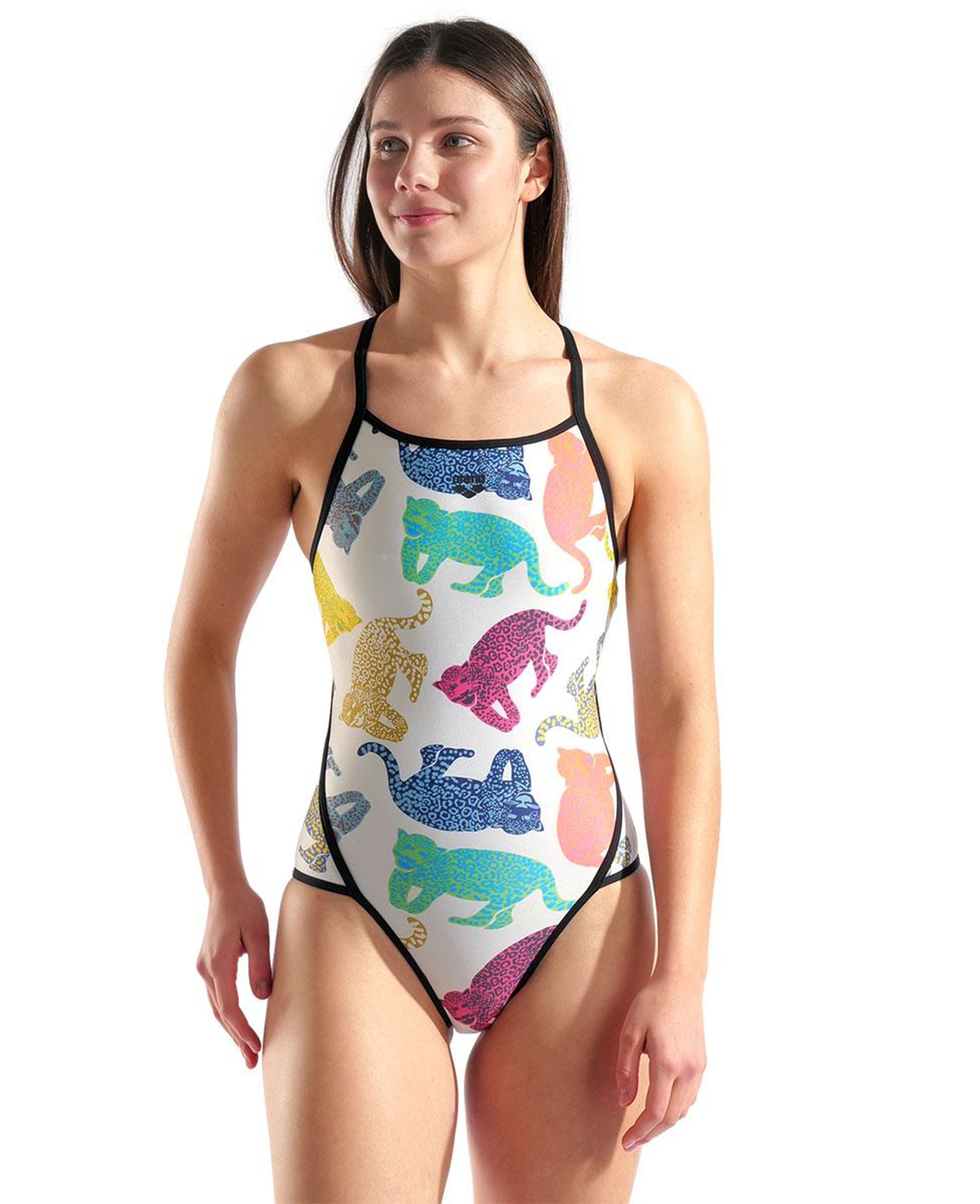 In The Wild Swimsuit Super Fly Back Kadın Beyaz Yüzücü Mayosu 010204150