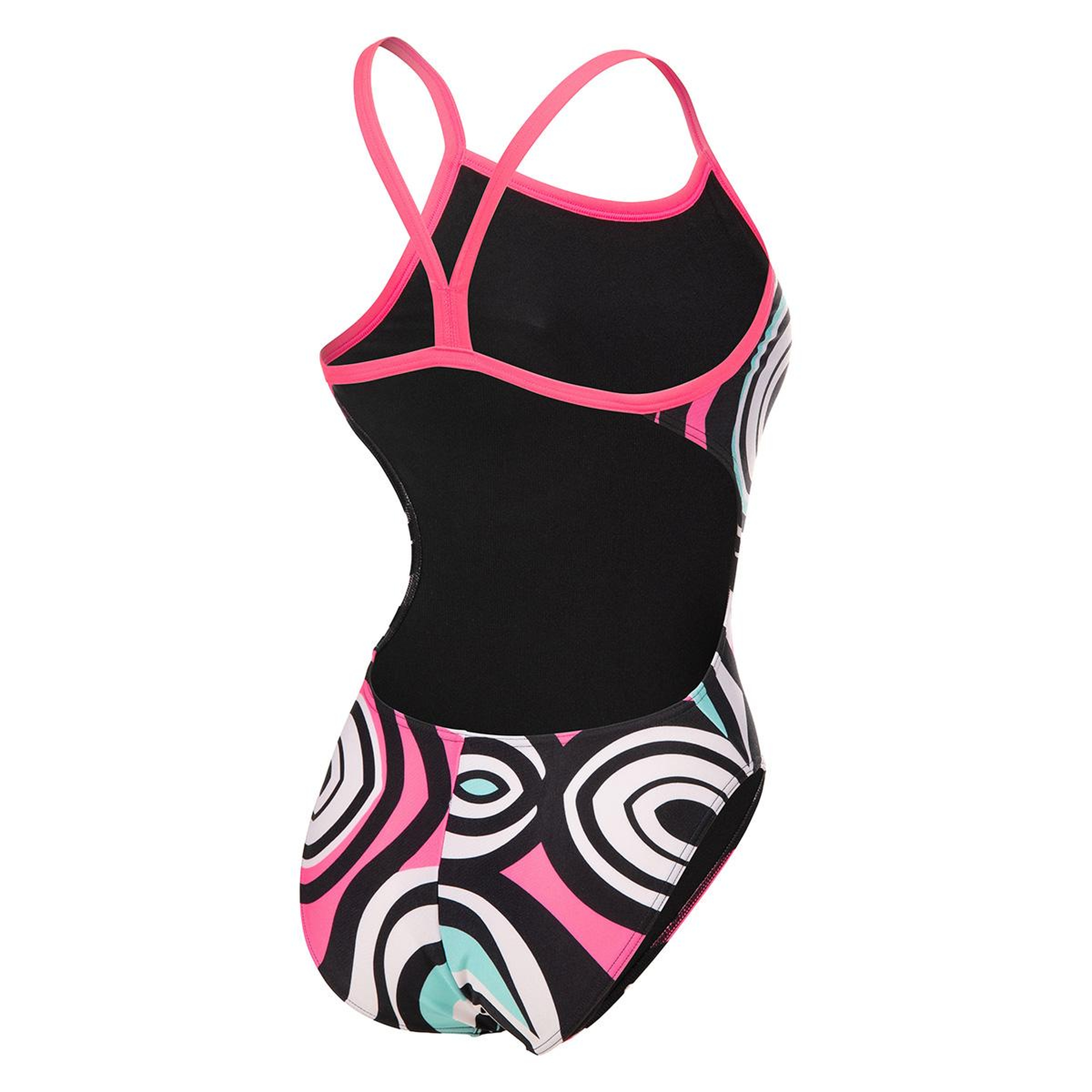 Illusion Swimsuit Challenge Back Kadın Çok Renkli Yüzücü Mayo 010736590