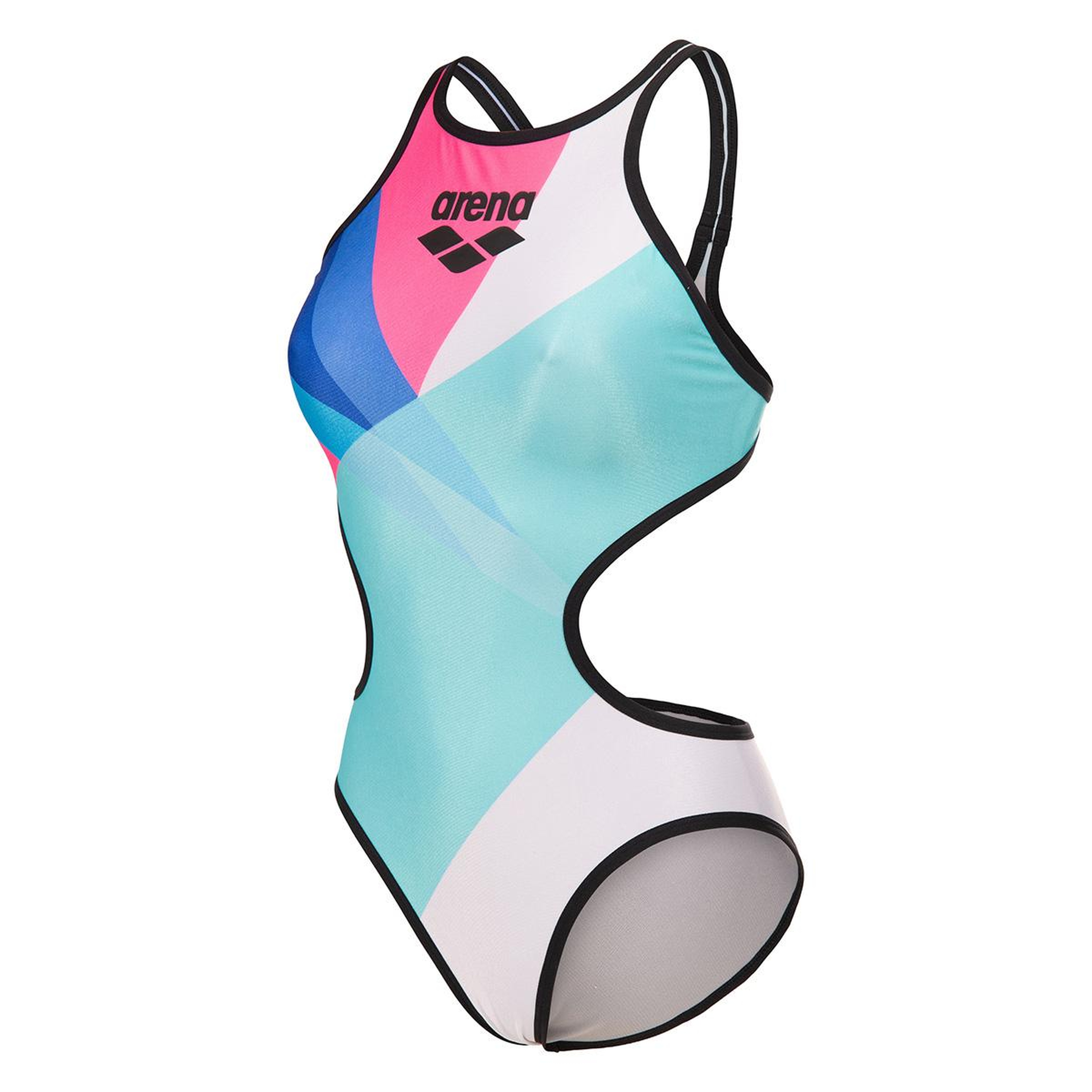 One Placement Swimsuit Tech Back Kadın Çok Renkli Yüzücü Mayo 010671505