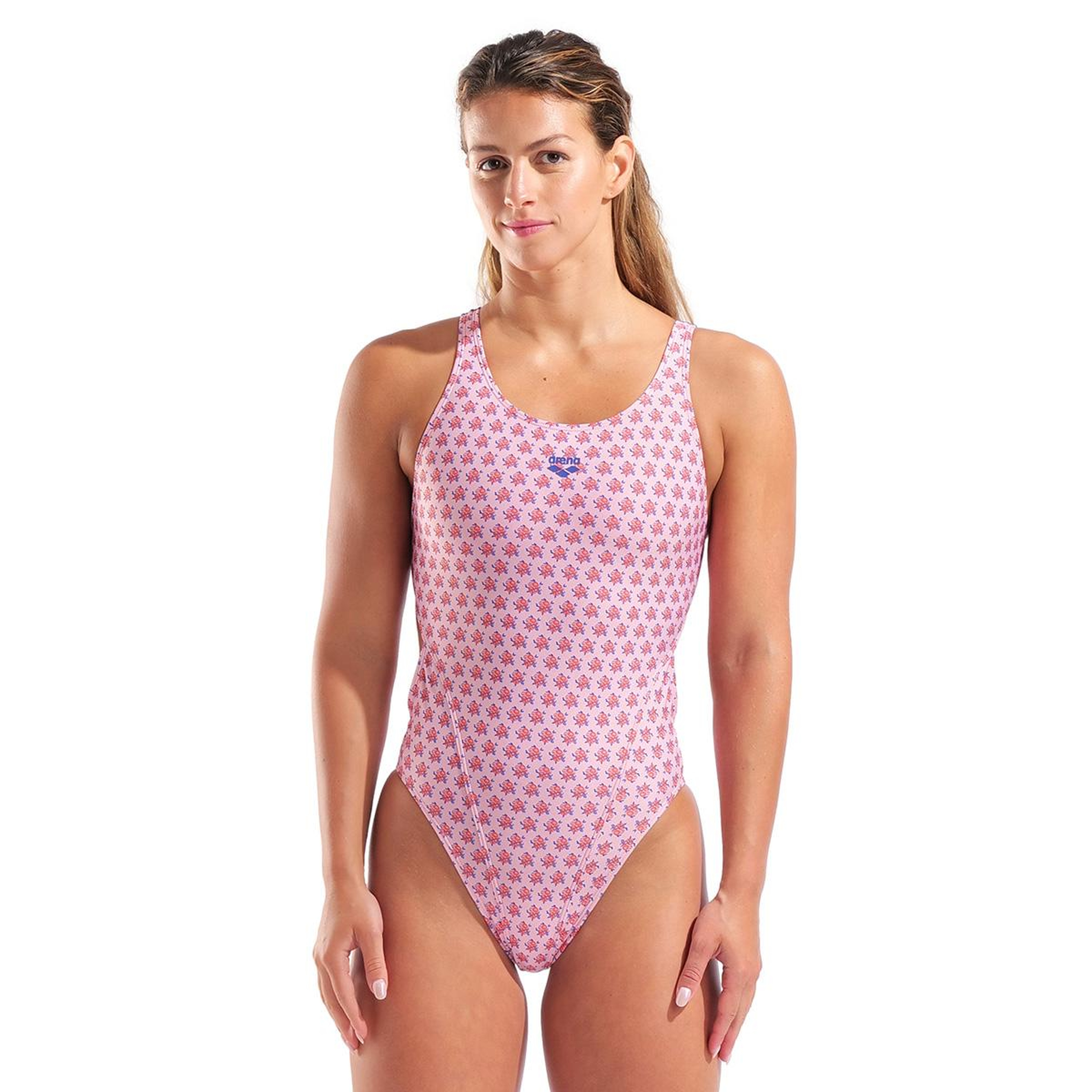 Bouquet Swim Tech Back Kadın Pembe Yüzücü Mayo 010740580