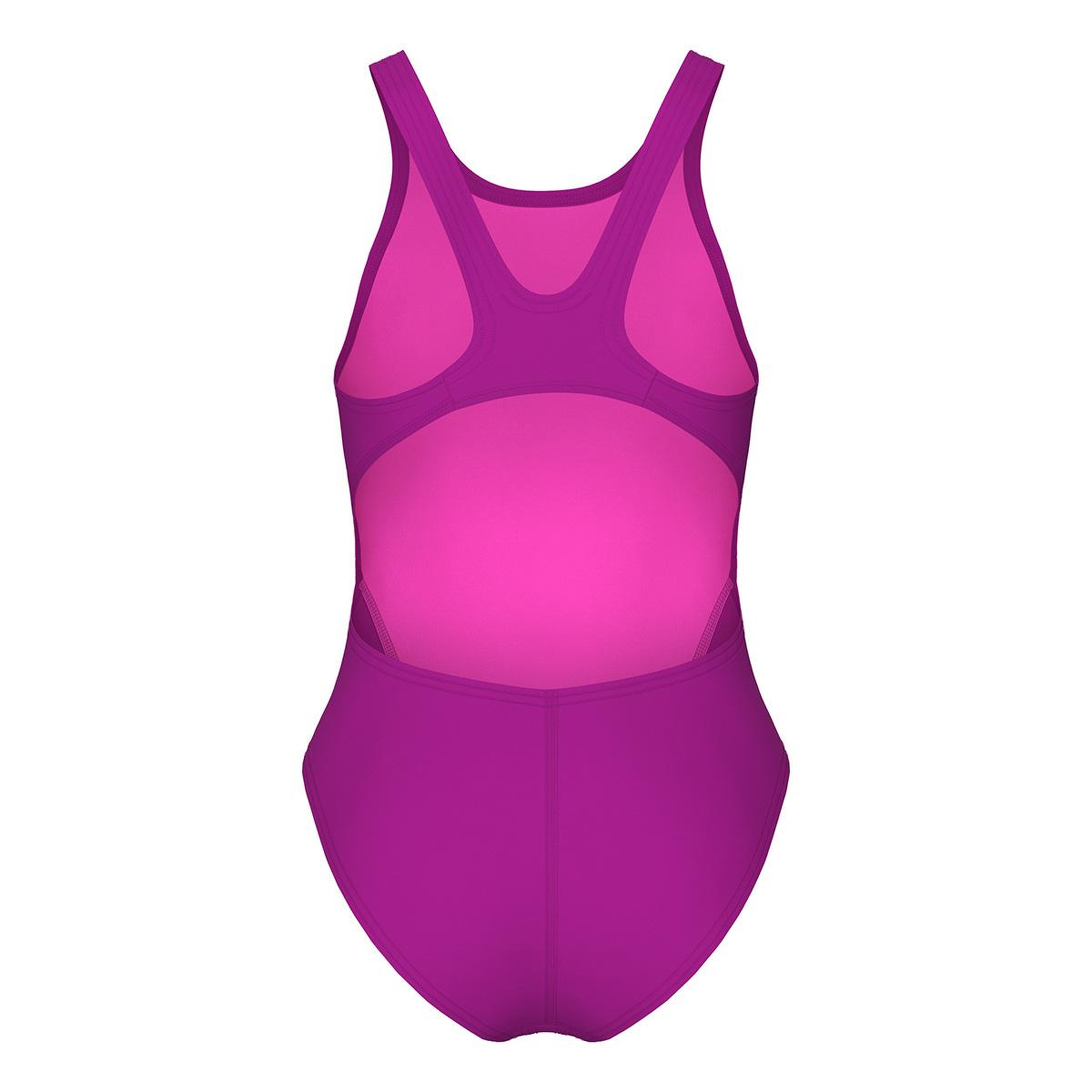 Girl's Team Swim Tech Solid Çocuk Pembe Yüzücü Mayo 004764905