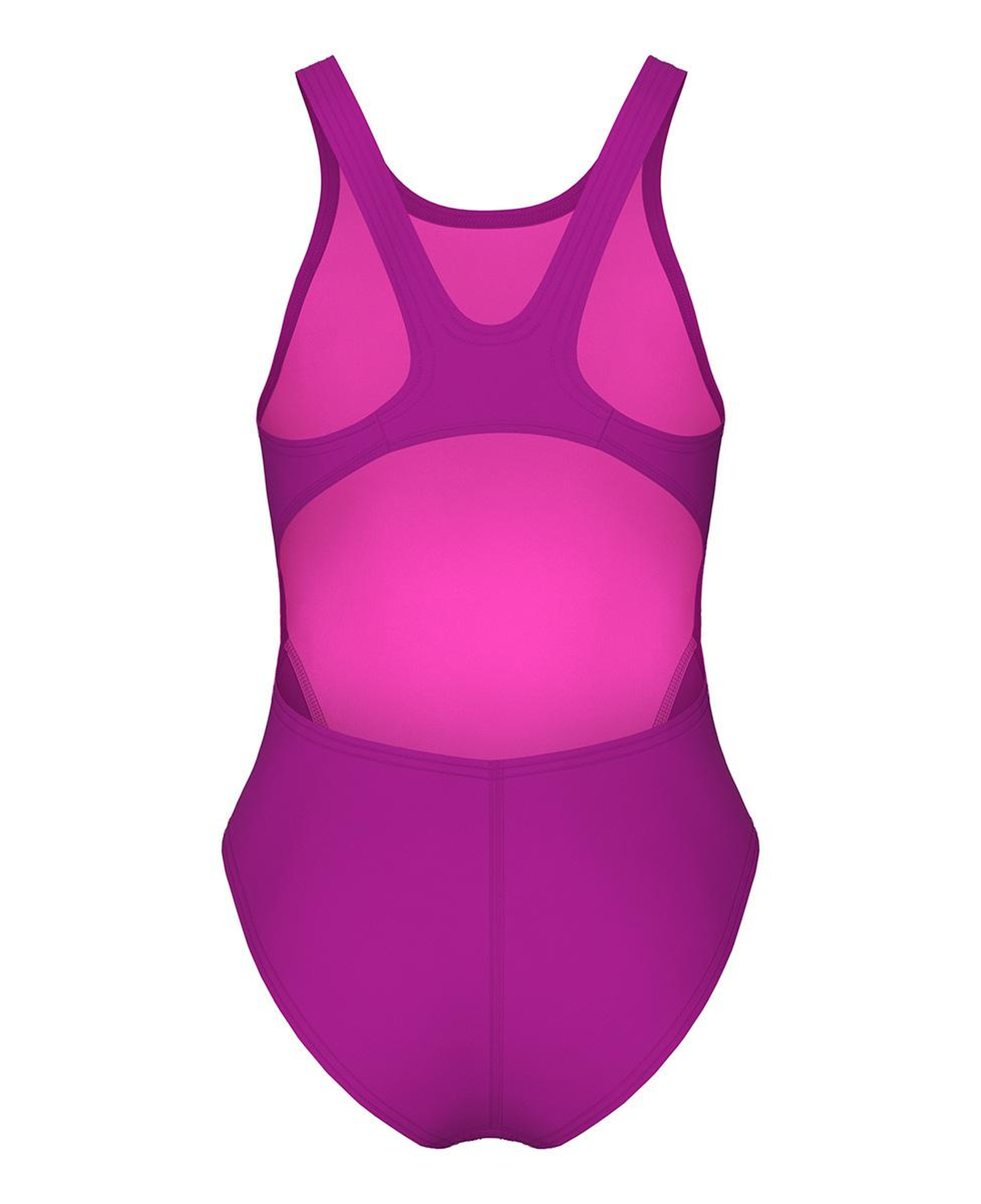 Girl's Team Swim Tech Solid Çocuk Pembe Yüzücü Mayo 004764905