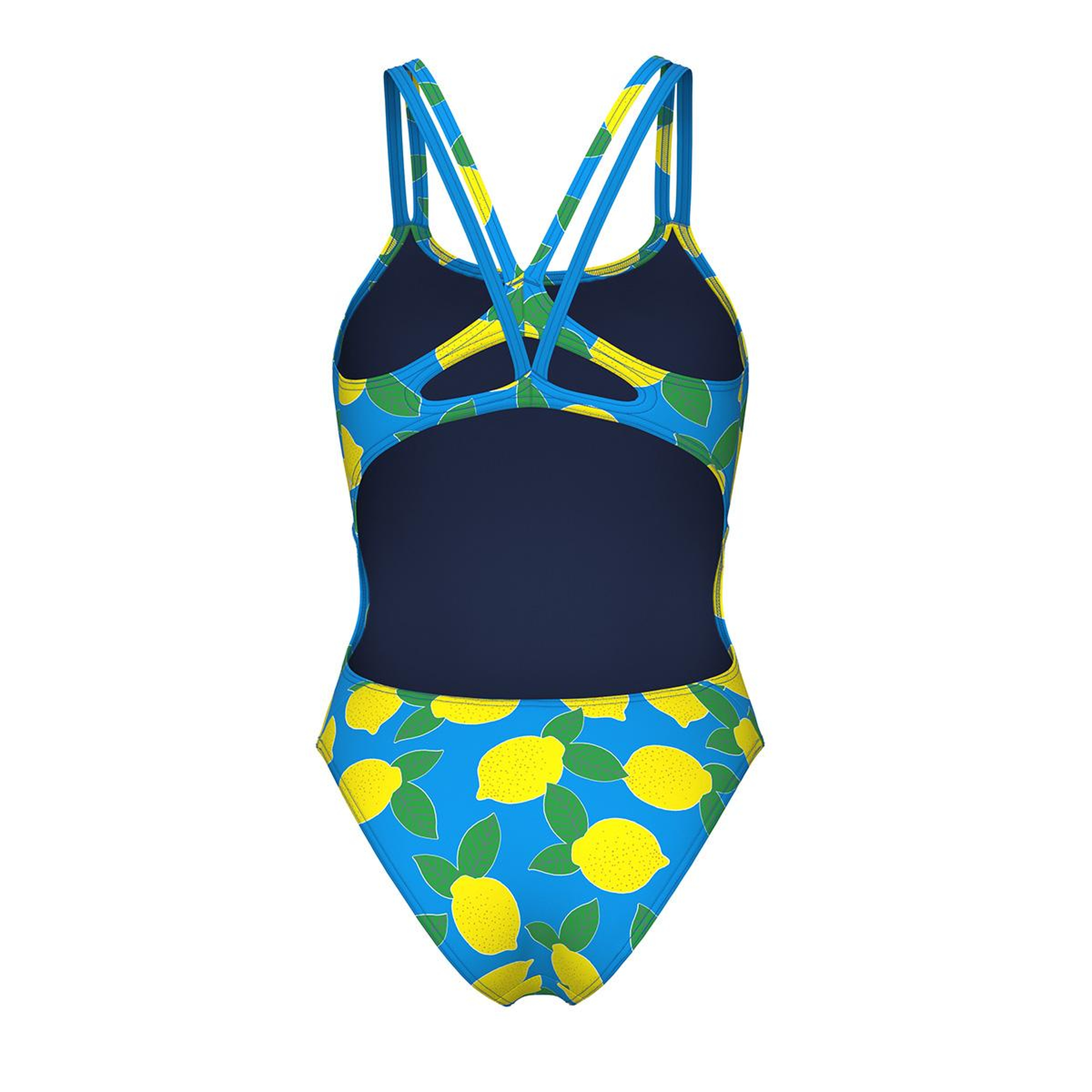Lemons Swimsuit Lace Plus Back Kadın Turkuaz Yüzücü Mayo 010704858