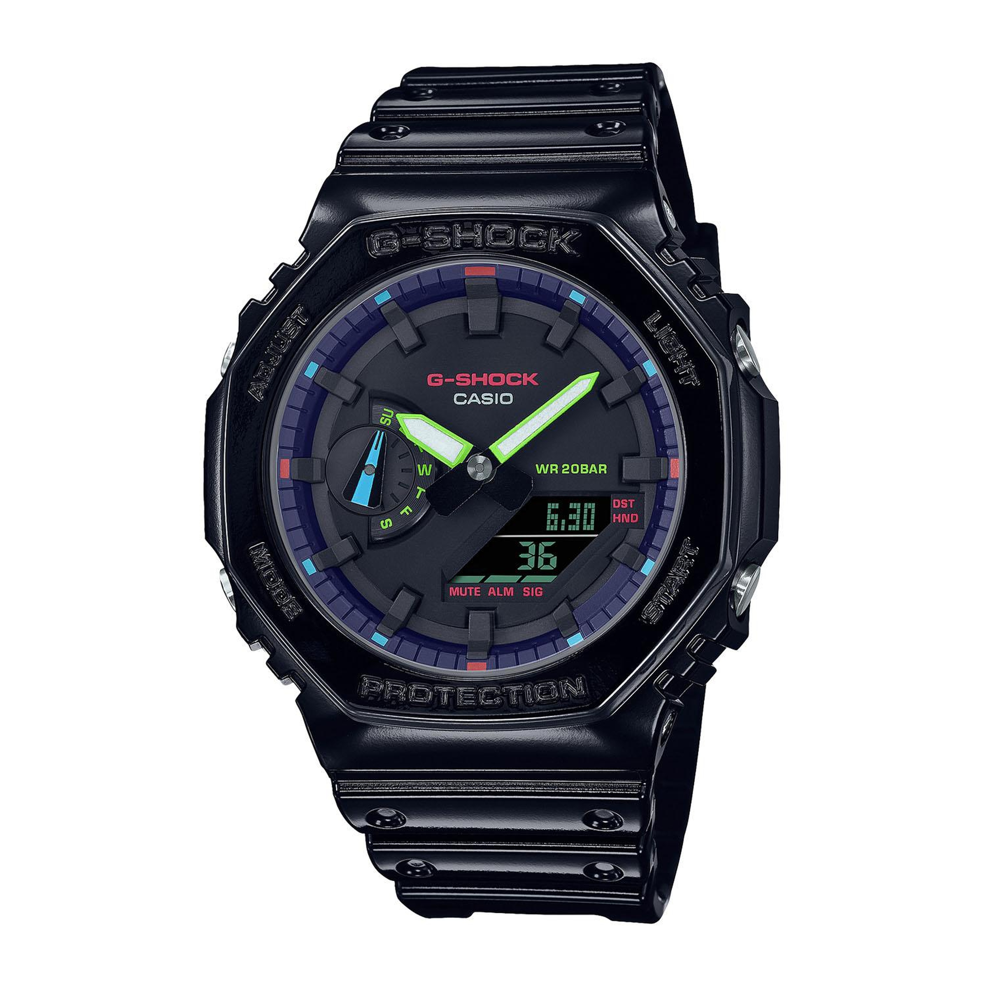 Casio Ga-2100rgb-1adr Erkek Gri Saat