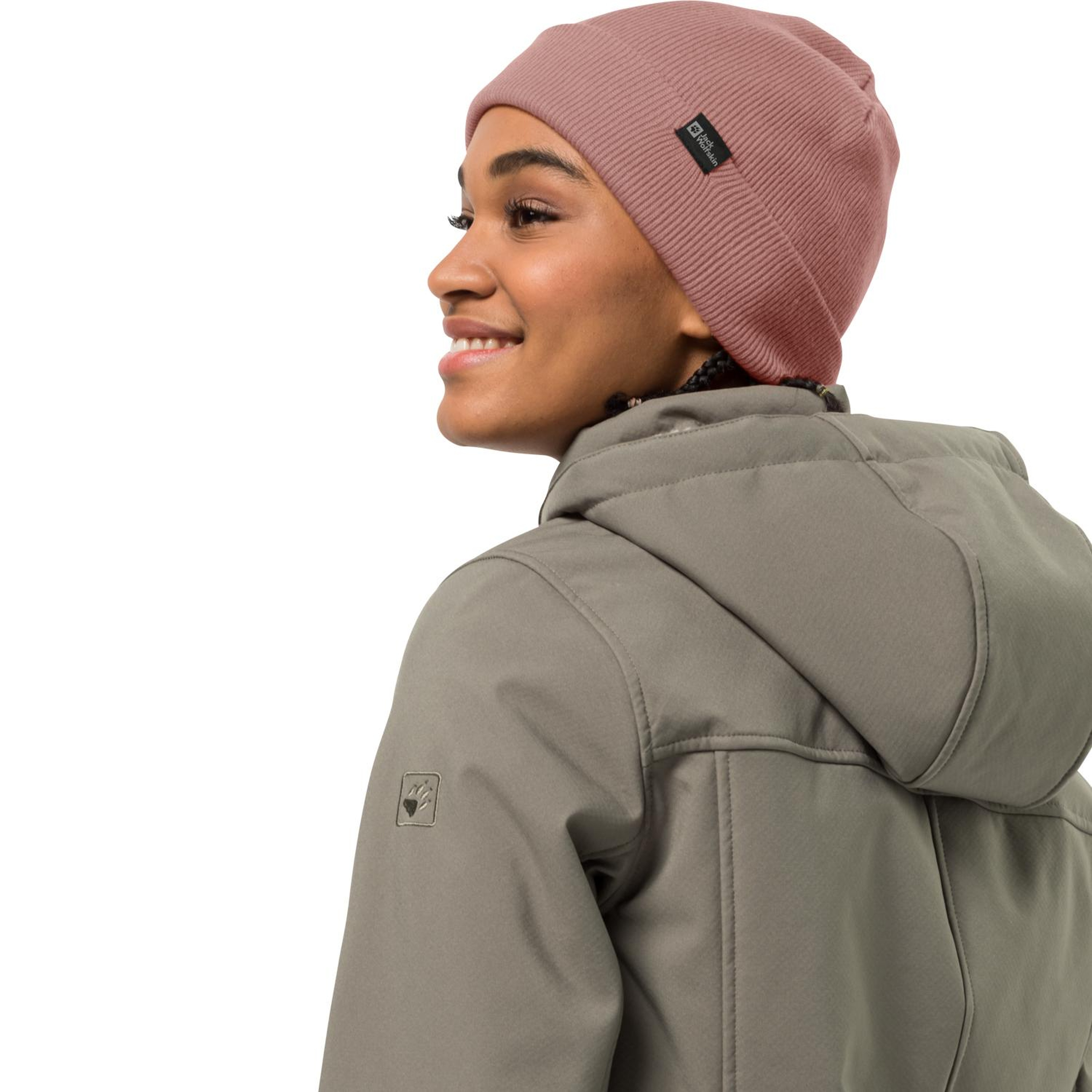 Jack Wolfskin Rib Hat Bere Pudra