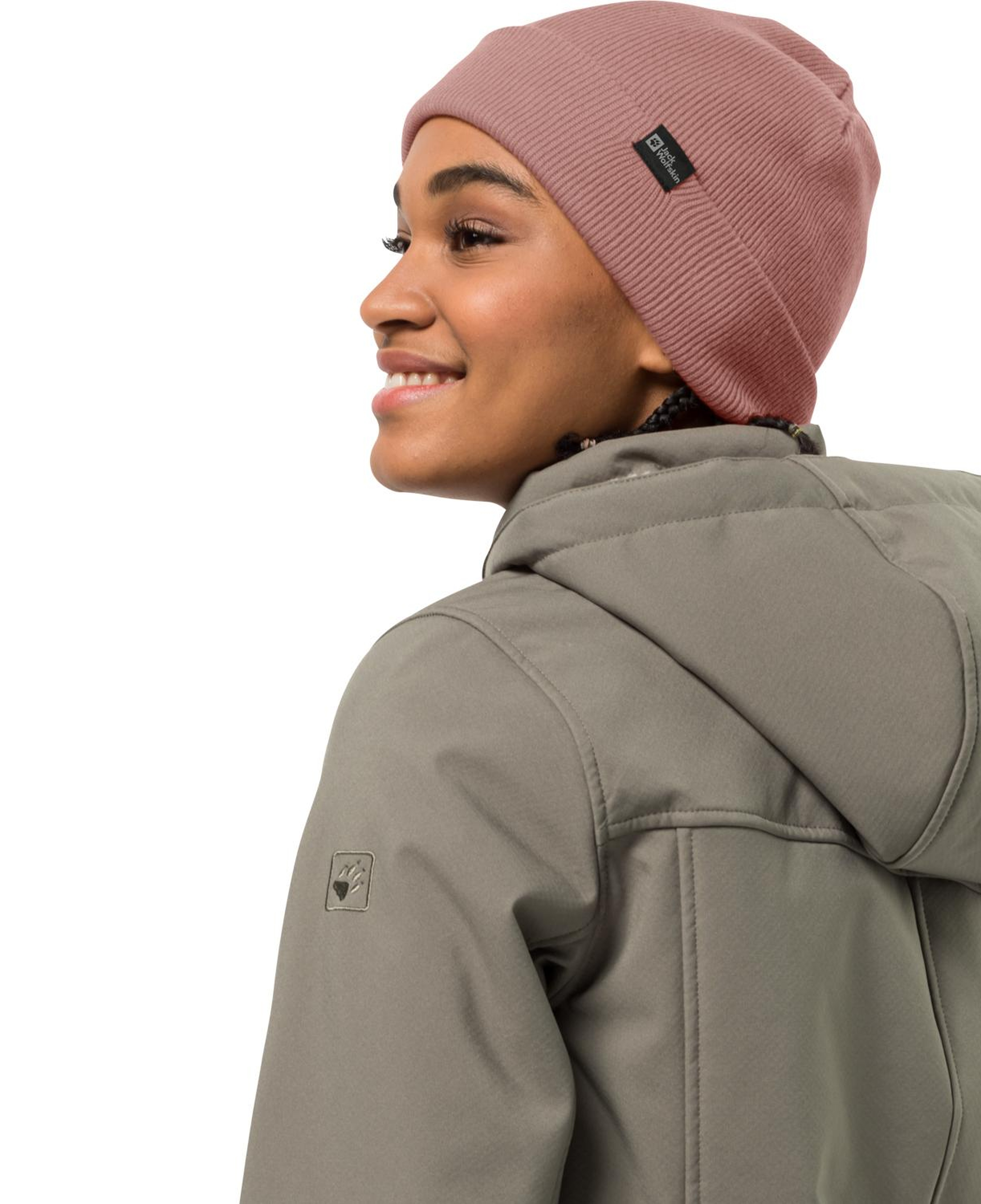 Jack Wolfskin Rib Hat Bere Pudra