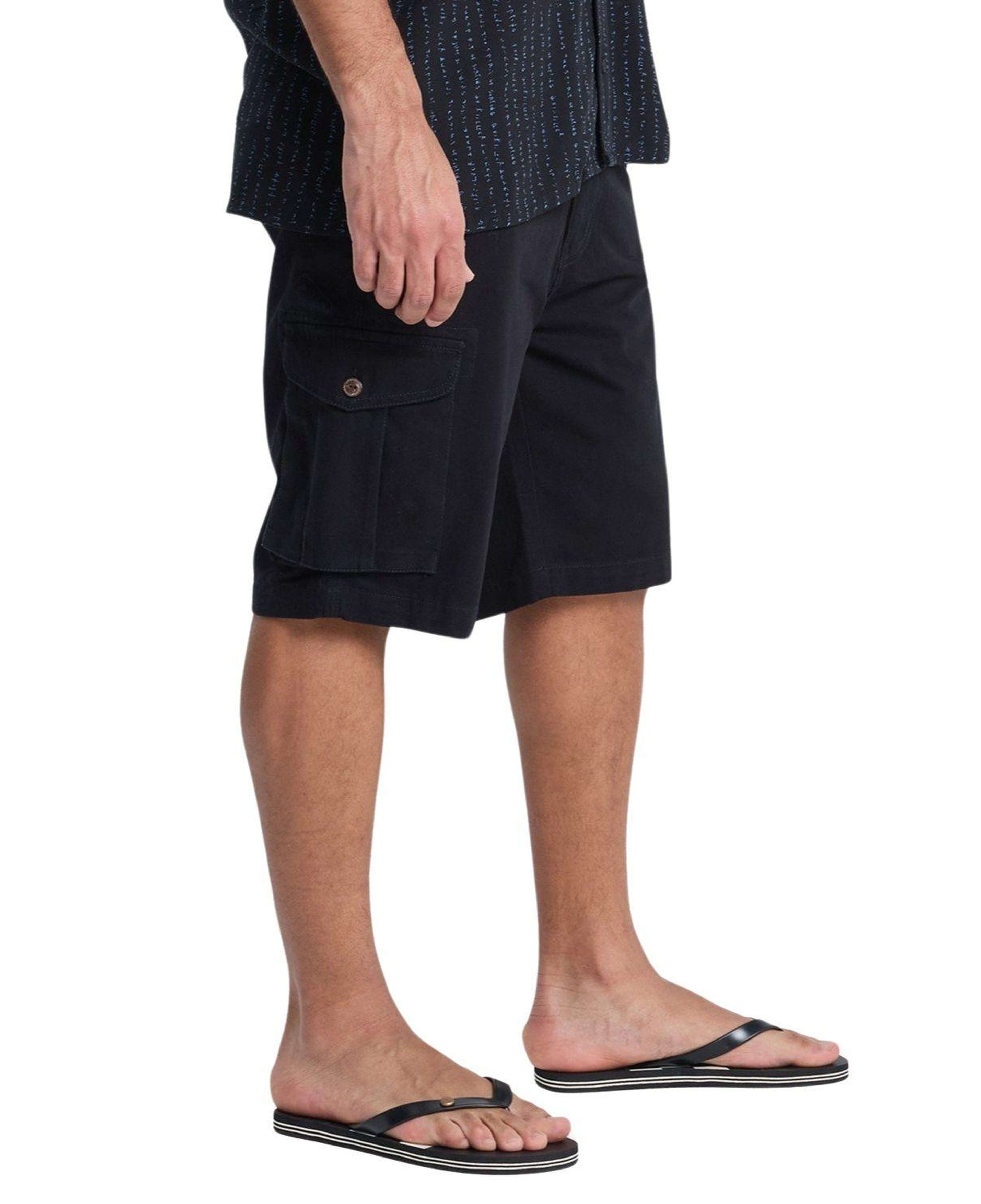 Quiksilver Crucial Battle Cargo Erkek Siyah Walkshort