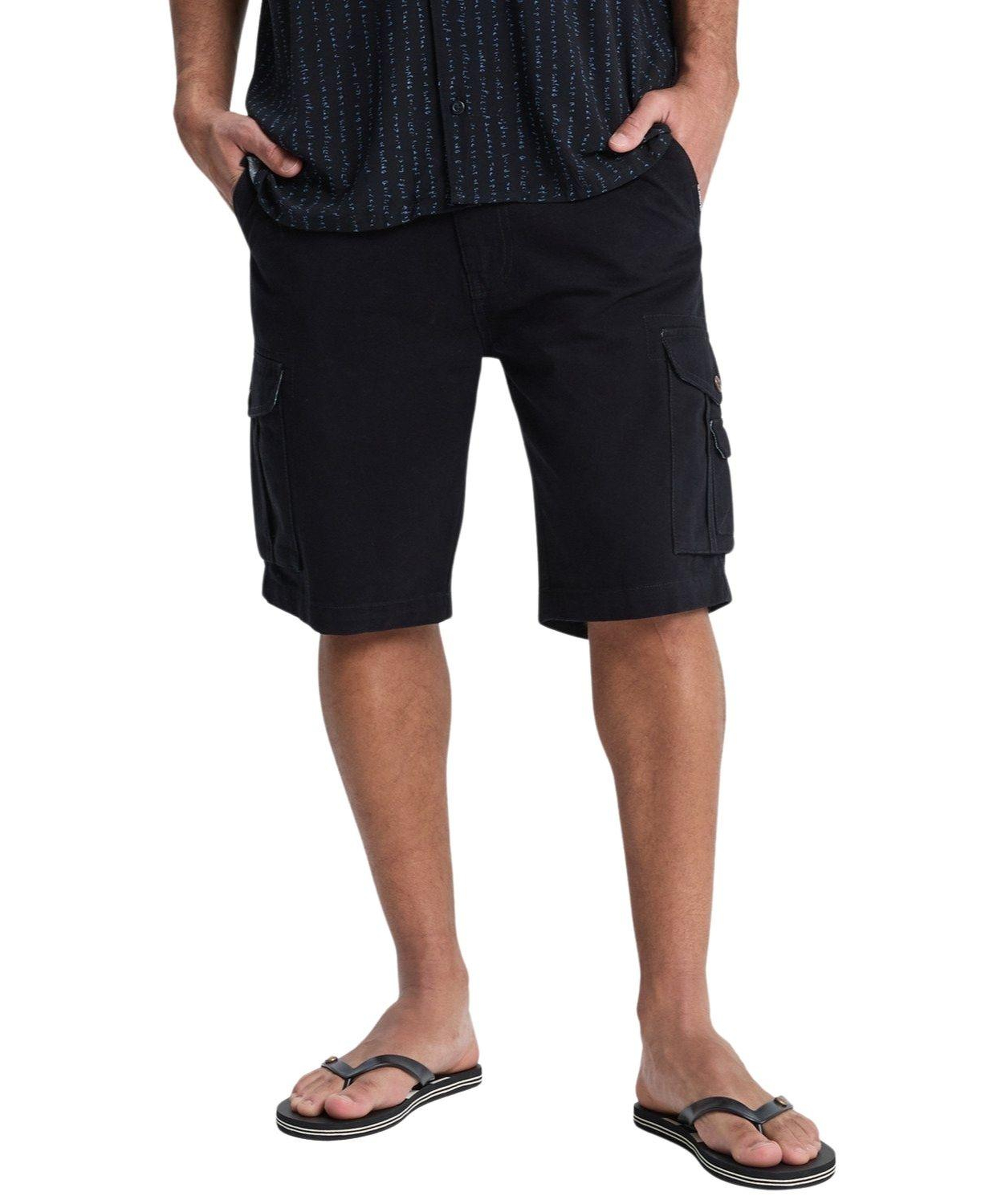 Quiksilver Crucial Battle Cargo Erkek Siyah Walkshort