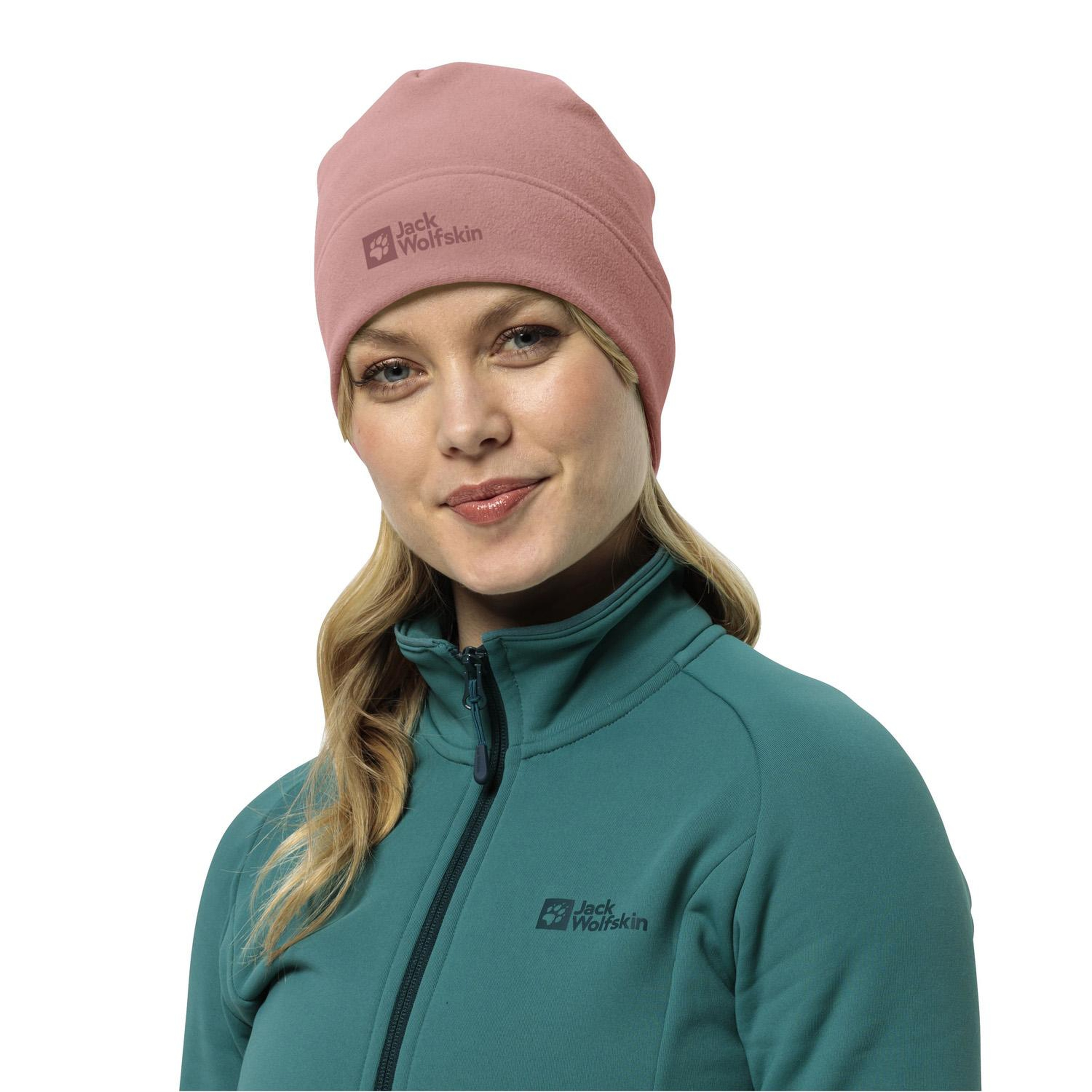 Jack Wolfskin Real Stuff Beanie Unisex Pembe Bere