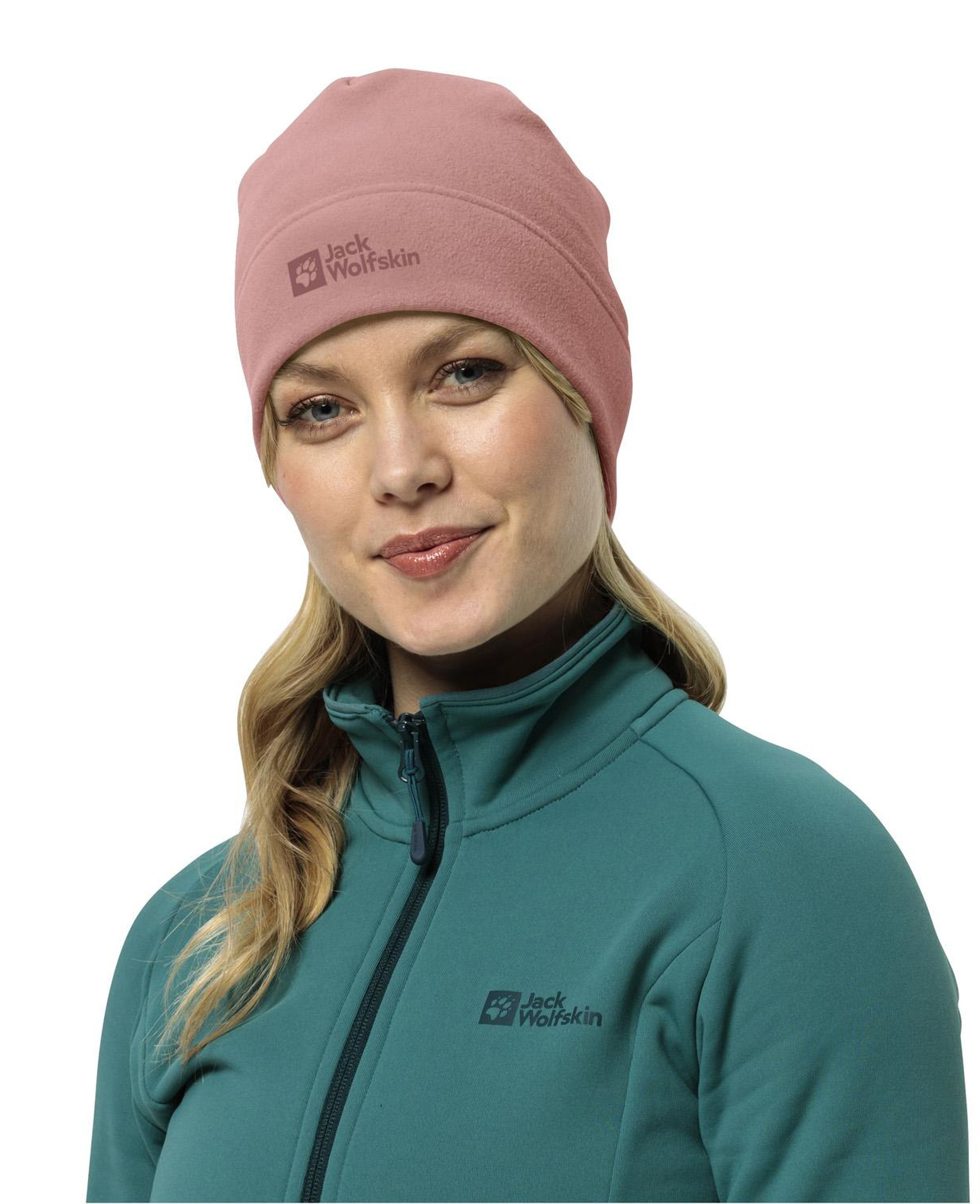 Jack Wolfskin Real Stuff Beanie Unisex Pembe Bere